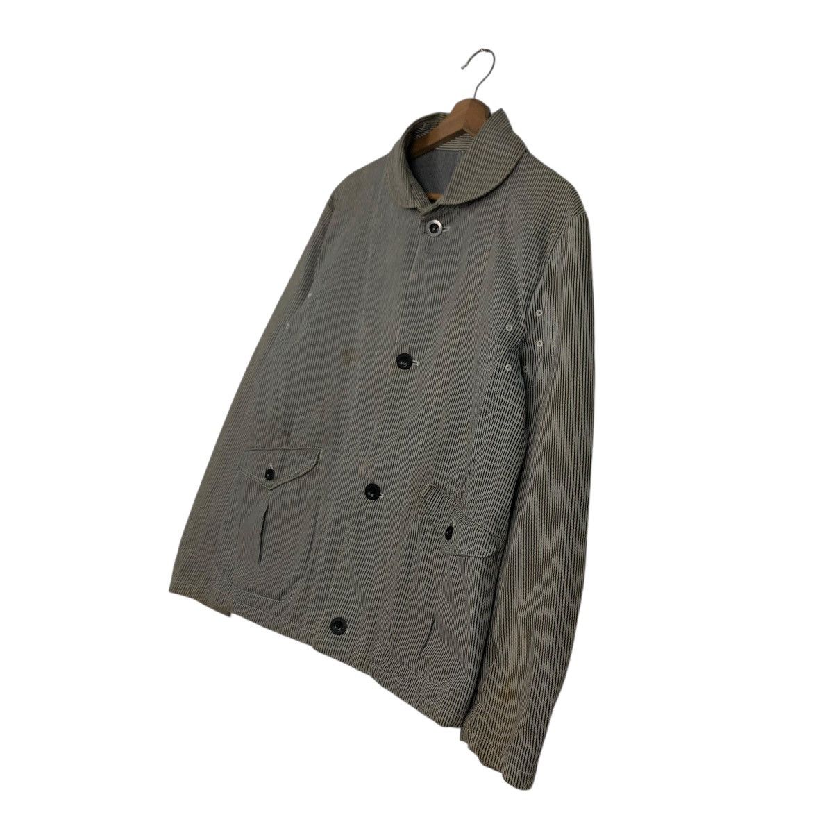 Vintage 🔥VINTAGE HICKORY CHORE WORKER JACKET JAPAN ISSEY MIYAKE Size US M / EU 48-50 / 2 - 4 Thumbnail