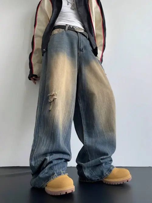Jean Kimiko x Kumi VIntage Retro Y2k Washed Jeans Pants 90s Size US 32 / EU 48 - 5 Thumbnail