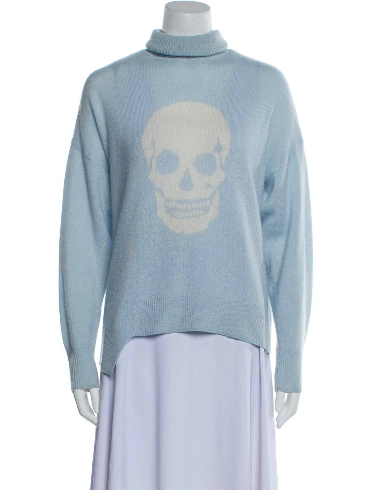 Other Skull Cashmere Asymmetrical Oversized Sweater Avant Garde Size XS / US 0-2 / IT 36-38 - 1 Thumbnail
