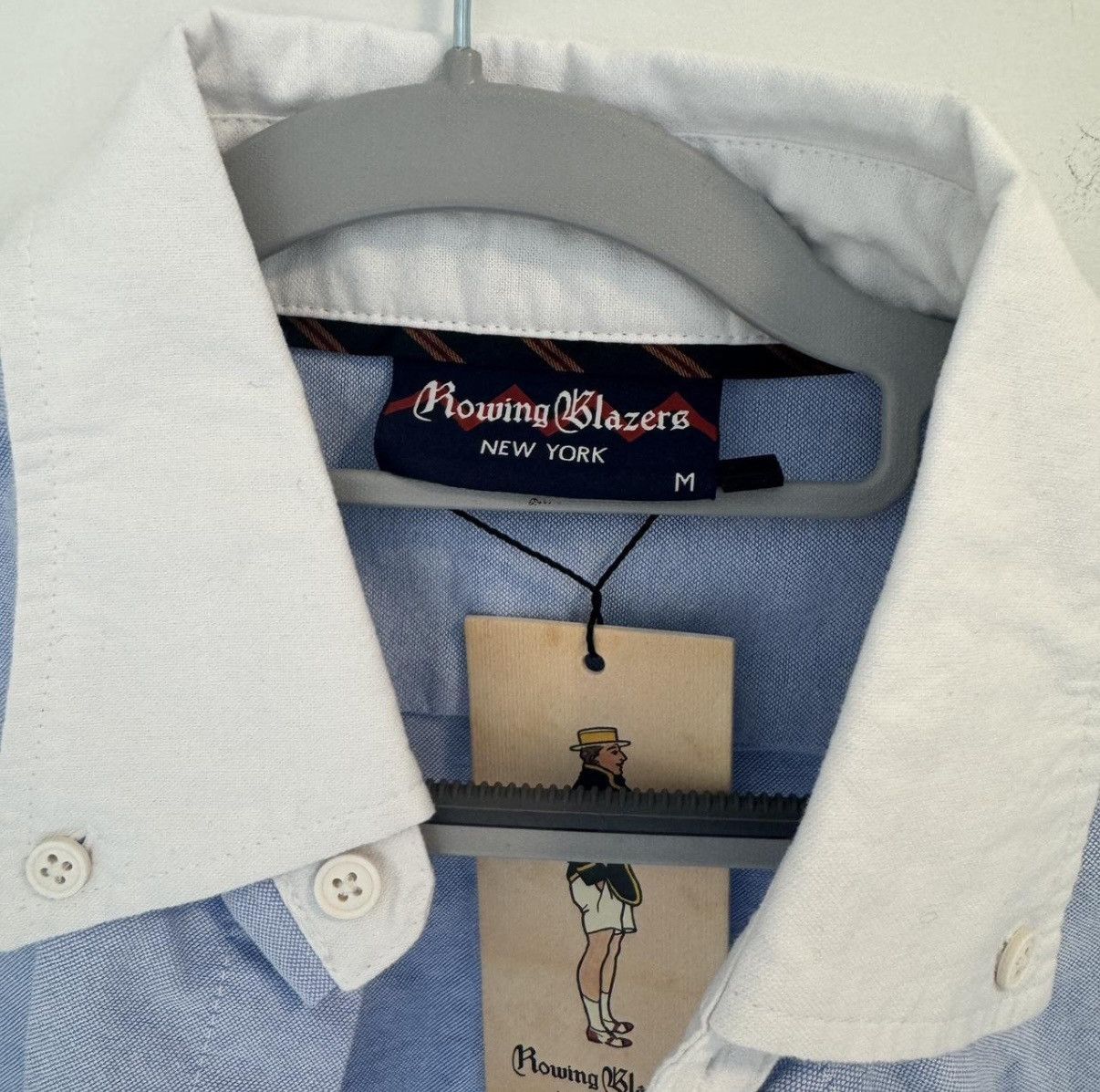 Rowing Blazers Rowing Blazers Contrast Collar Oxford Button Down Size US M / EU 48-50 / 2 - 4 Thumbnail