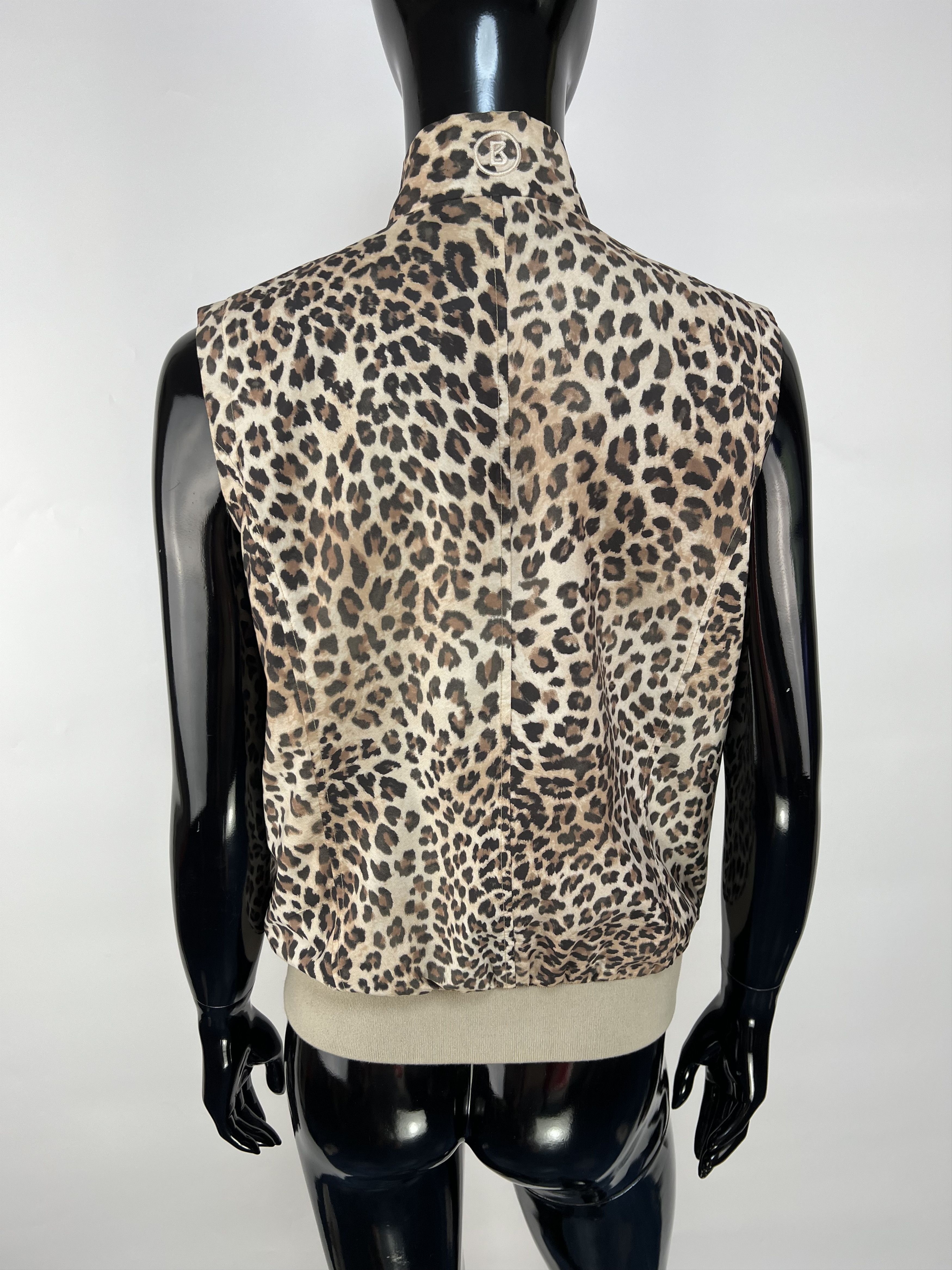 Bogner Bogner Women’s Leopard Print Full Zip Vest Size US 6 Size M / US 6-8 / IT 42-44 - 3 Thumbnail