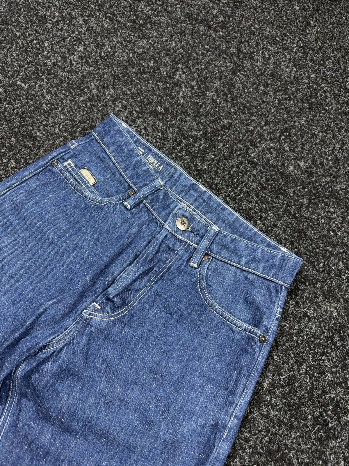 G-Star Vintage 00s Y2K G-Star RAW Triple A Straight Dark Blue Jeans Size 26" / US 2 / IT 38 - 8 Thumbnail