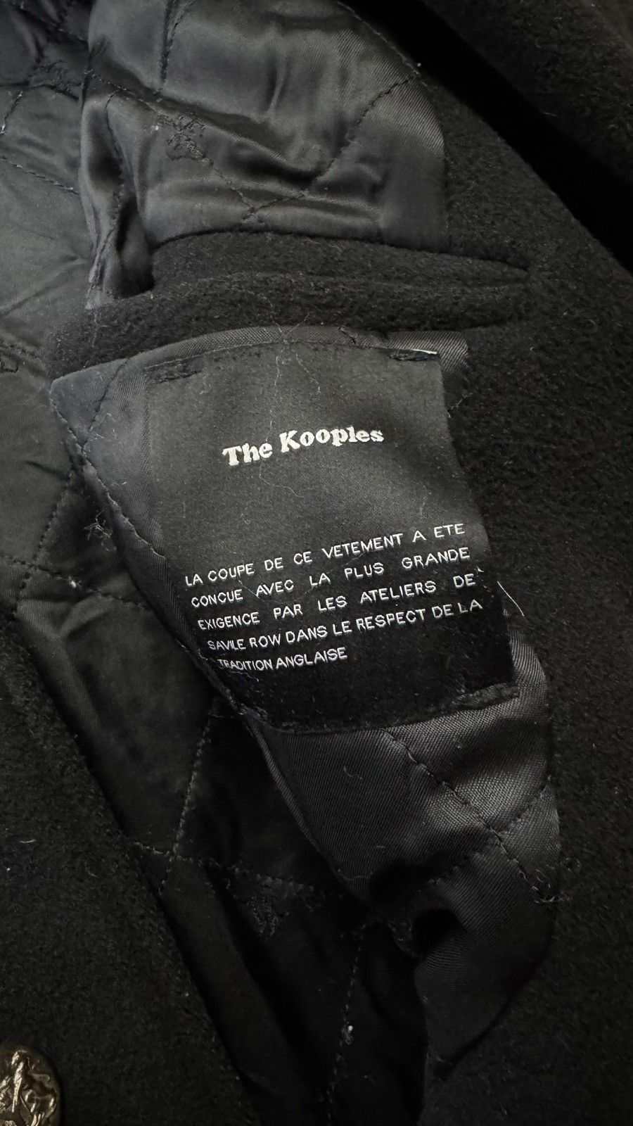 Hysteric Glamour 00s Napoleon Japan Balmain PPFM Style The Kooples Wool Coat Size US M / EU 48-50 / 2 - 5 Thumbnail