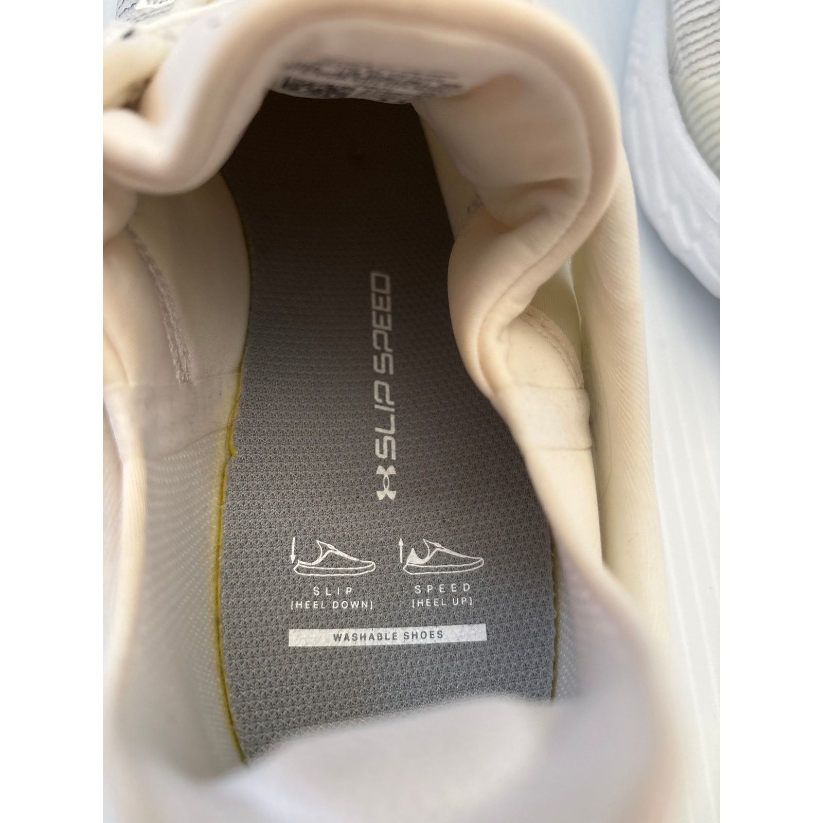 Under Armour Under Armour SlipSpeed Sneakers Women Sz 9 Mesh White No Box Size US 9 / IT 39 - 2 Thumbnail