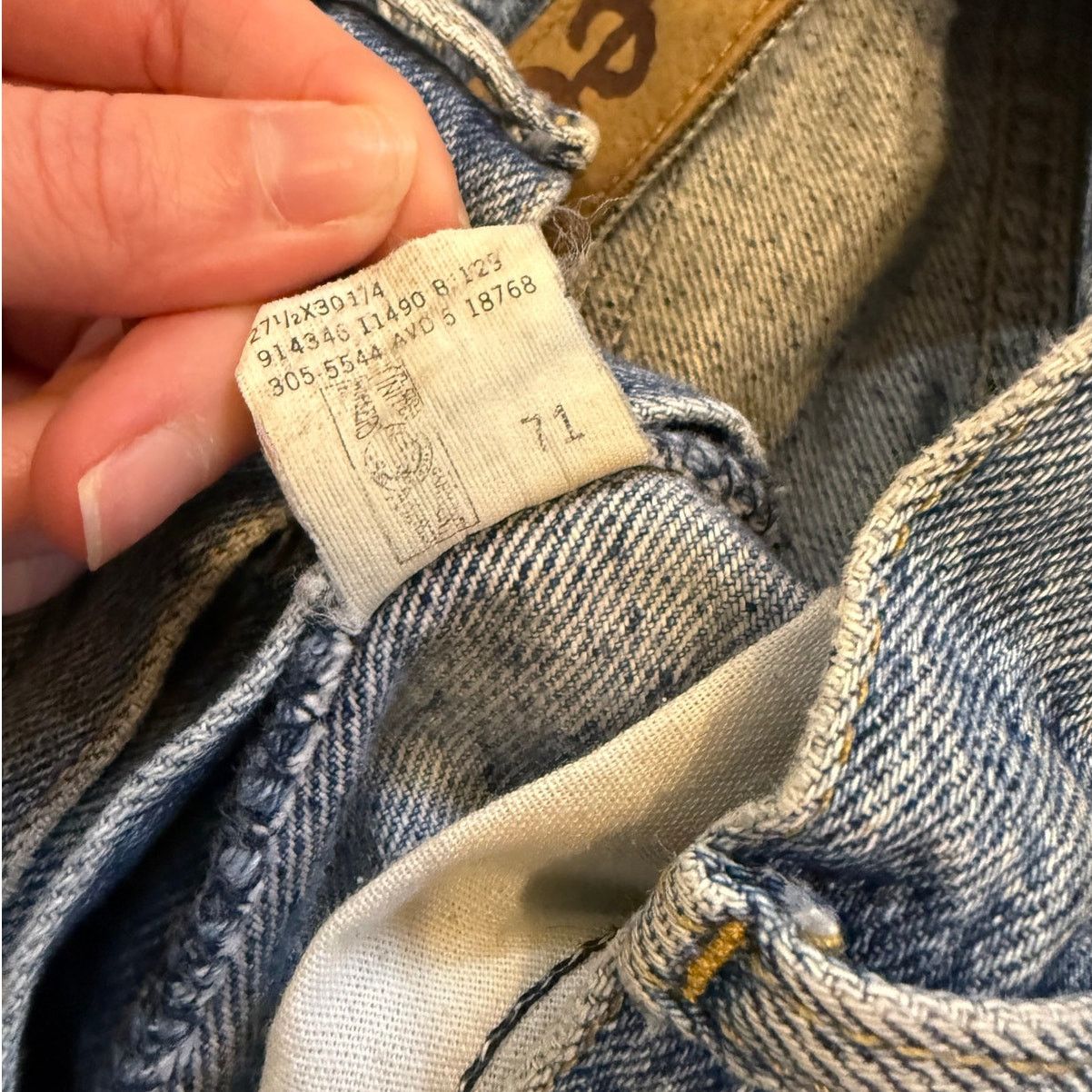 Lee Vintage Lee High Waisted Acid Washed Jeans Size 28" / US 6 / IT 42 - 8 Thumbnail