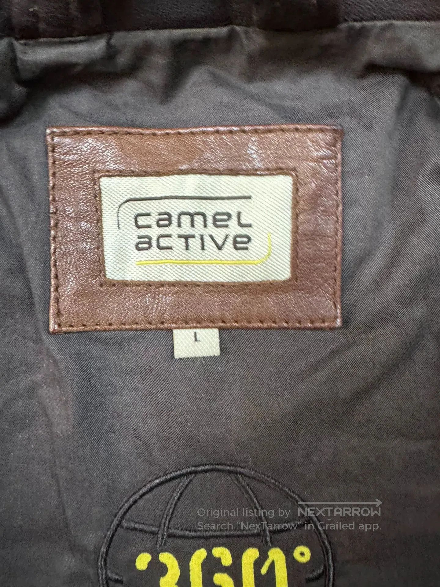 Camel Genuine German Camel Leather Jacket. Size US L / EU 52-54 / 3 - 4 Thumbnail