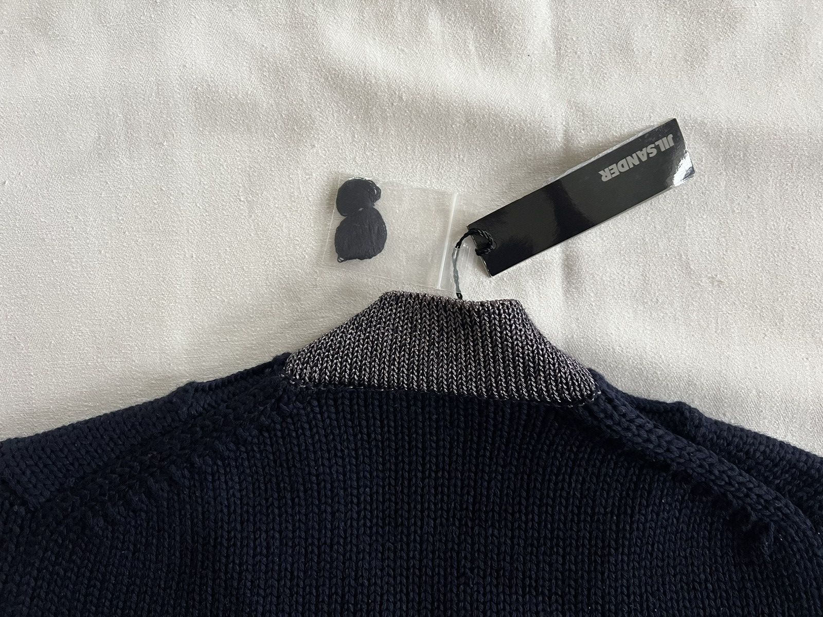 Jil Sander BNWT Metallic Collar Sweater - RAF Simon’s Size US M / EU 48-50 / 2 - 5 Thumbnail