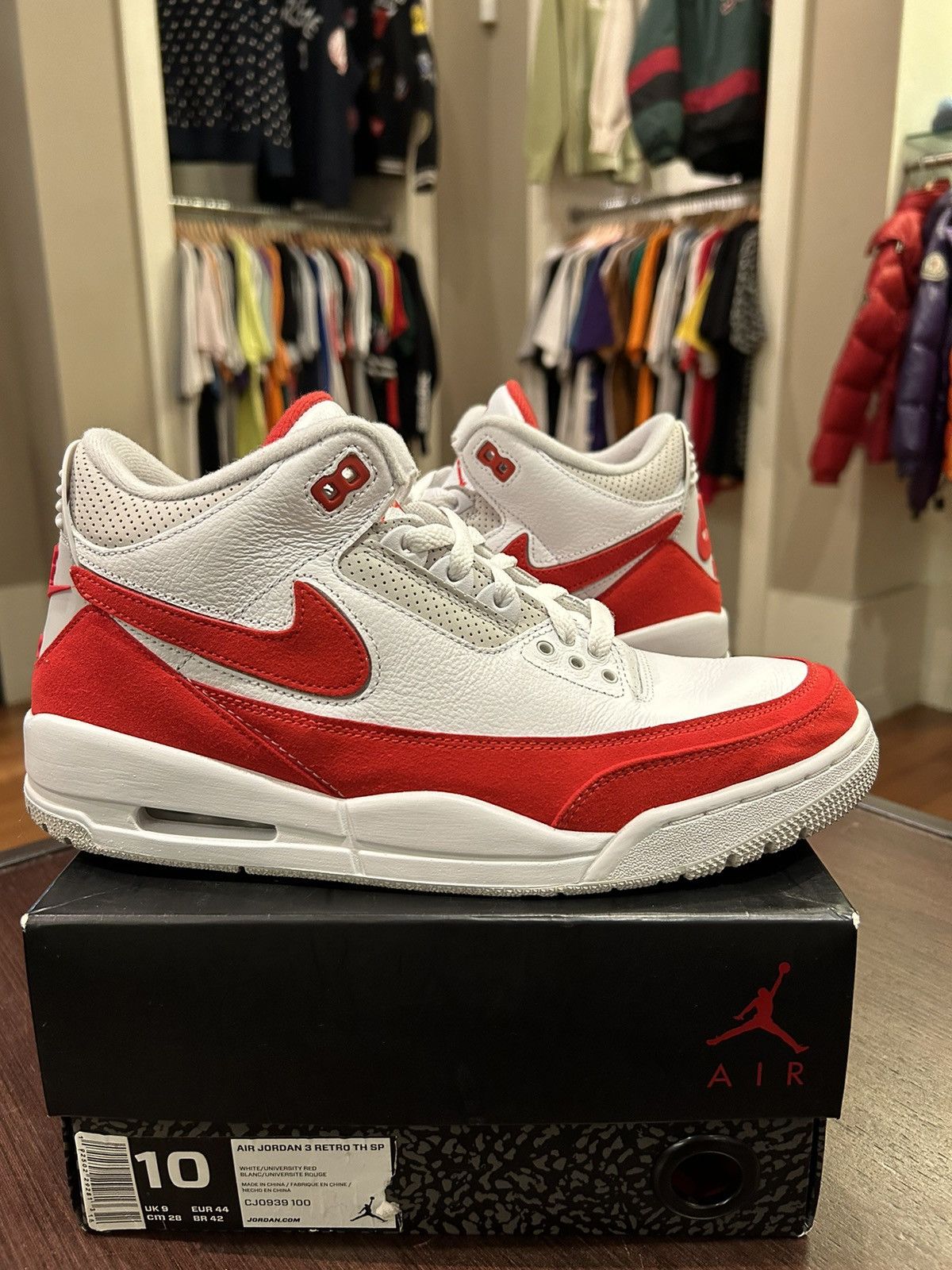 Jordan Retro Tinker White University Red