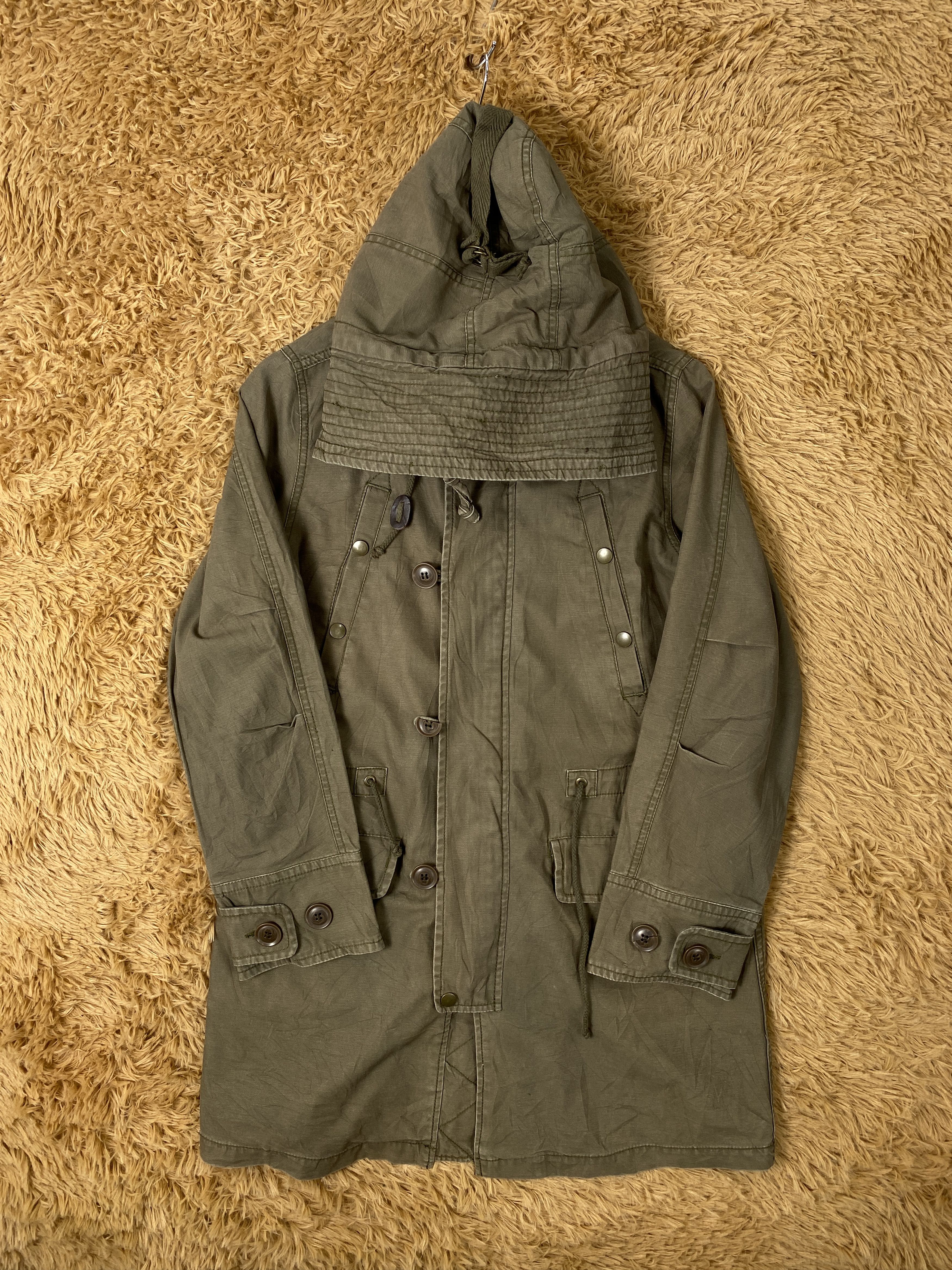 Japanese Brand Vintage Cube Sugary Military Jacket J2176 Size US S / EU 44-46 / 1 - 5 Thumbnail