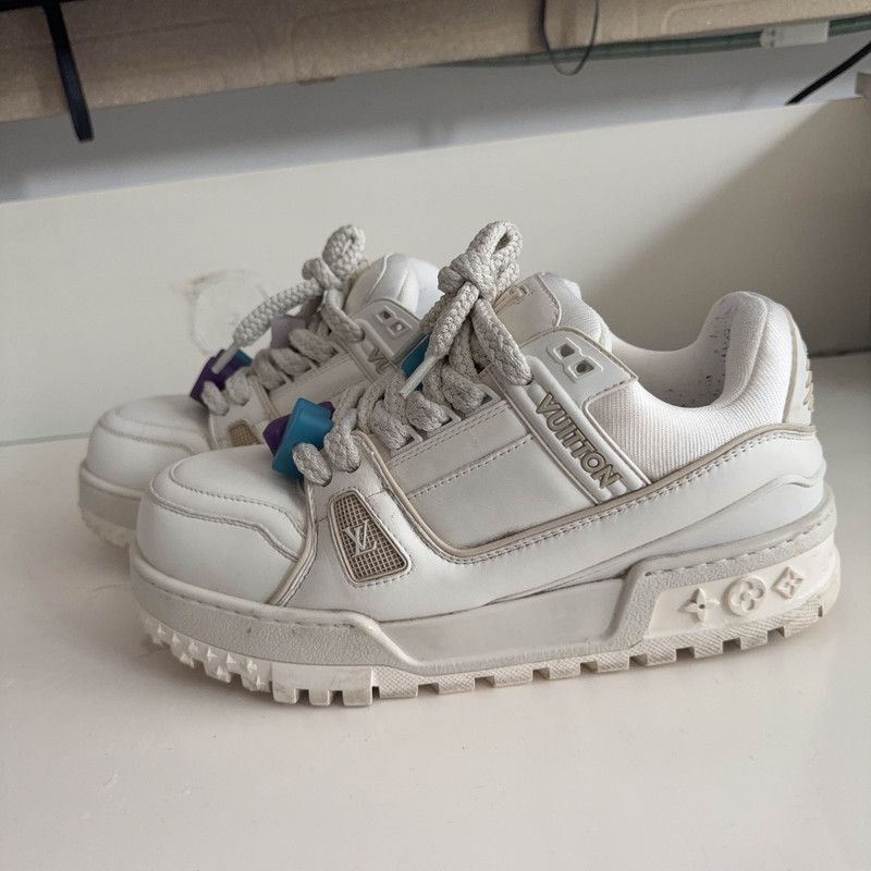 Louis Vuitton Louis Vuitton Trainer Maxi Low-Top Fashion Sneakers -2508 Size US 8 / EU 41 - 1 Thumbnail