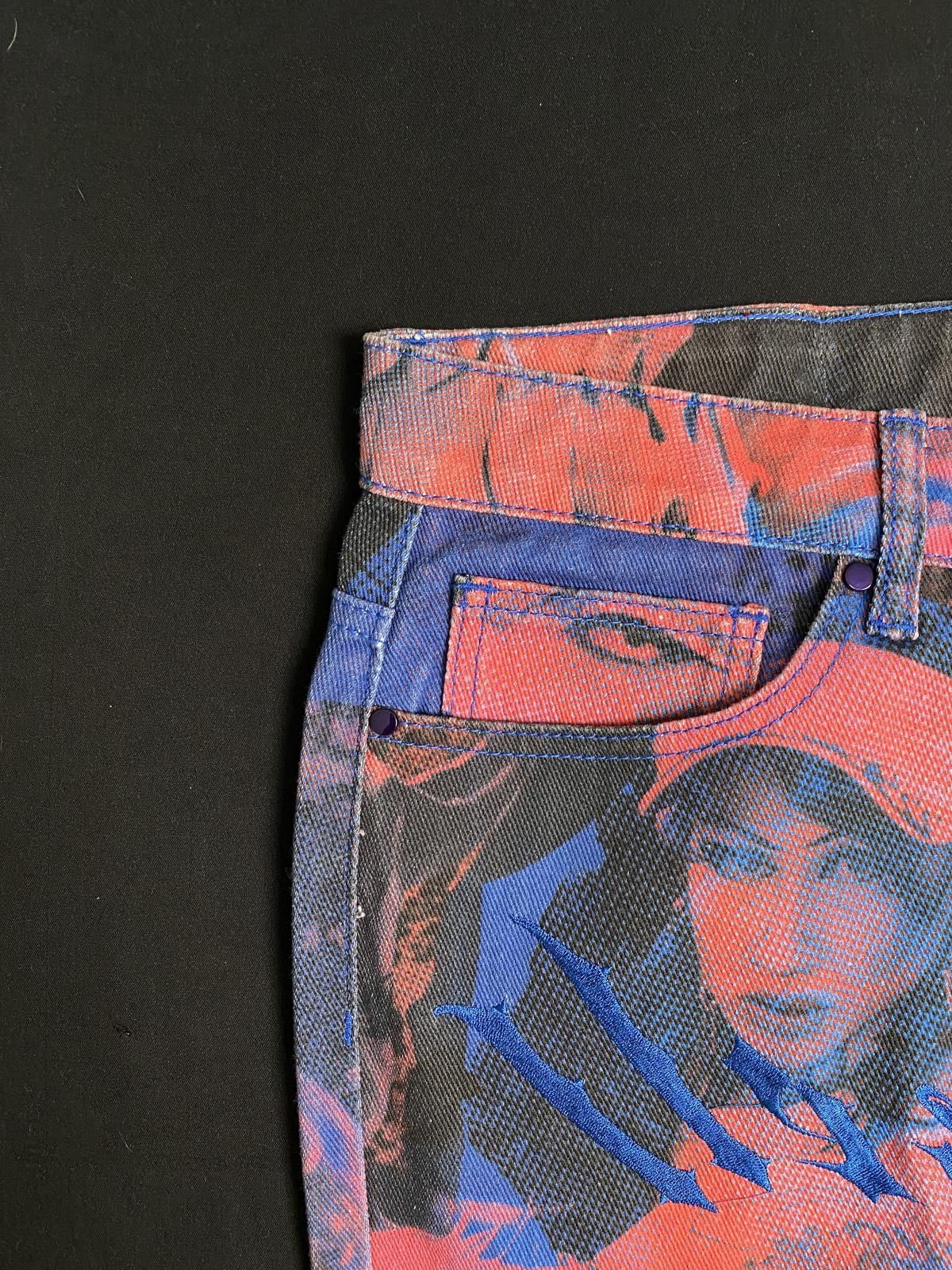 Designer Deadstock Pure Void Graphic Jeans Medium Size US 32 / EU 48 - 4 Thumbnail