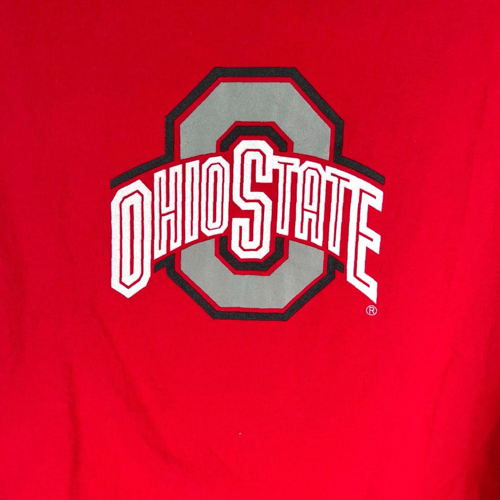Anvil VINTAGE Anvil Ohio State Buckeyes University Long Sleeve Shirt 2XL Red Mens 2XL Buckeyes USA Graphic Print Crew Neck, 100% Cotton Size US XXL / EU 58 / 5 - 2 Thumbnail