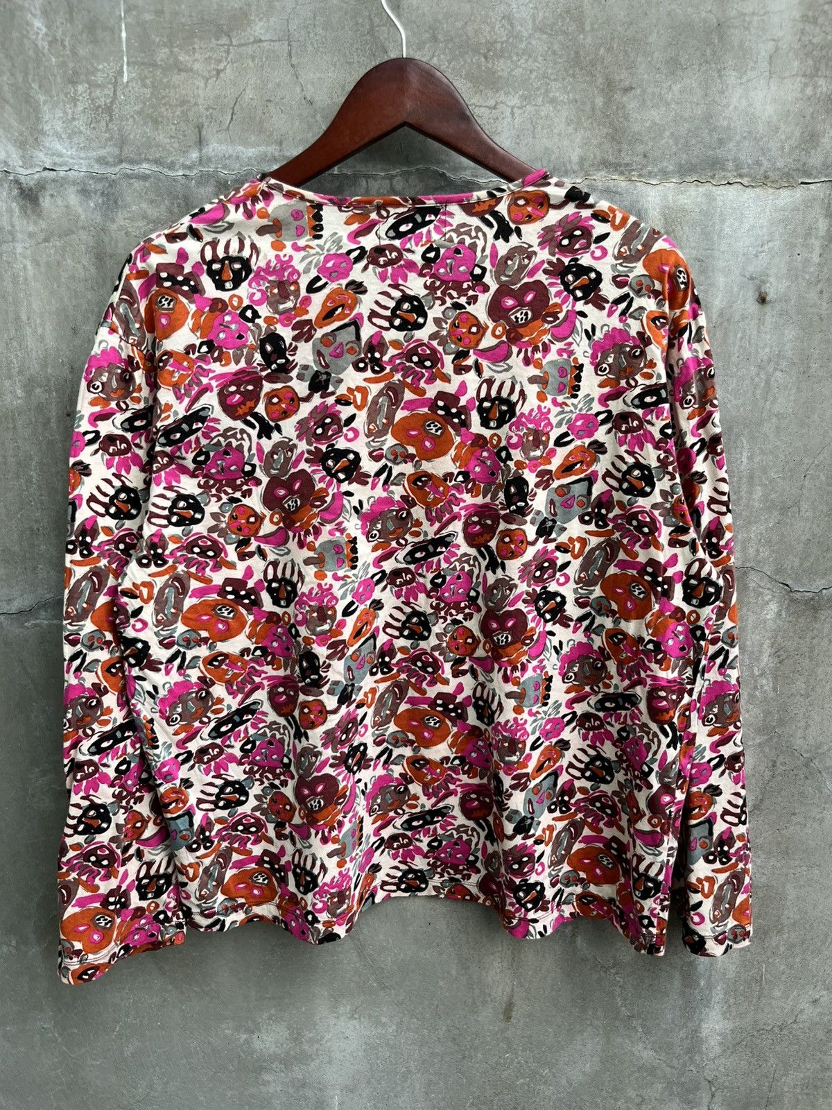 Jean Paul Gaultier Face Print Collage Top Size XL / US 12-14 / IT 48-50 - 5 Thumbnail