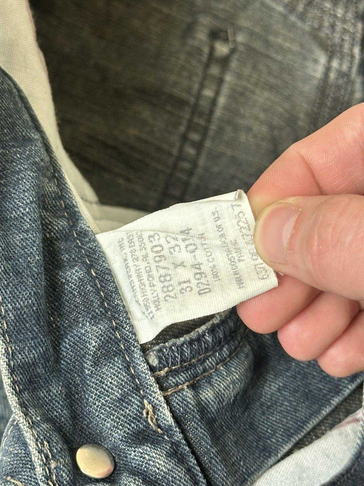 Japanese Brand 🔥VINTAGE DENIM CARPENTER DETROIT CHORE JEANS LEE DUNGAREES Size US 32 / EU 48 - 9 Thumbnail