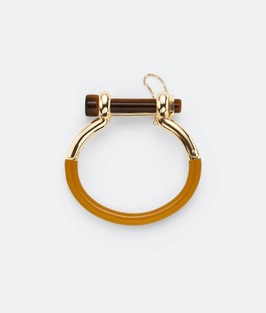Bottega Veneta o1n1vont1124 Size: M / Bolt Bracelet in Brown Size ONE SIZE - 1 Thumbnail