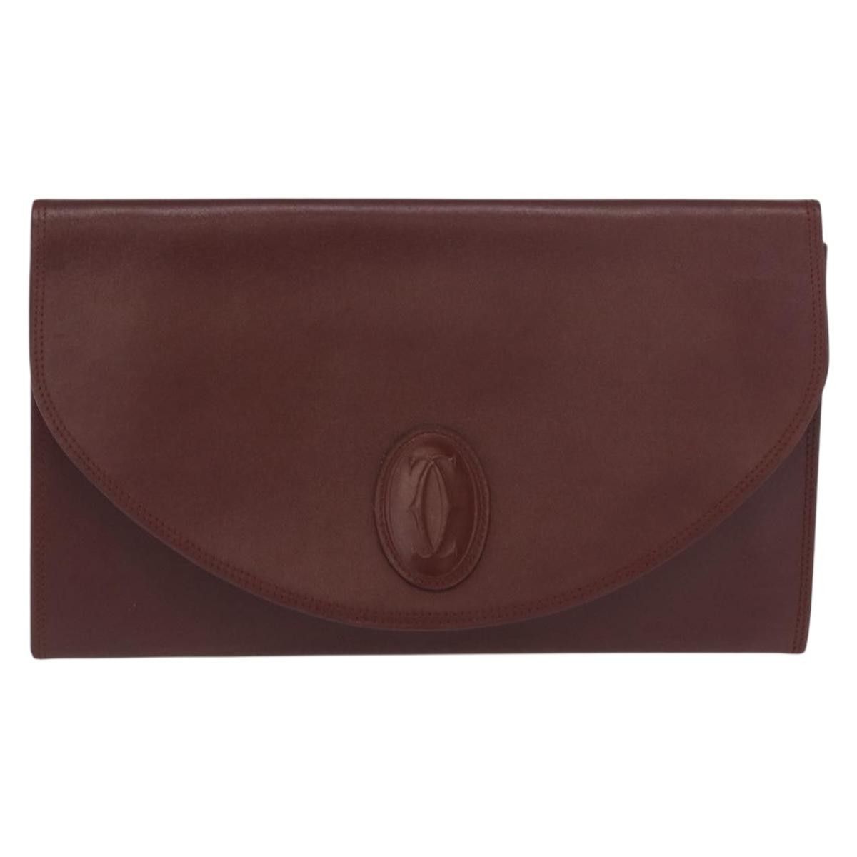 Cartier cartier Must de Cartier Clutch bag Leather Size ONE SIZE - 1 Thumbnail