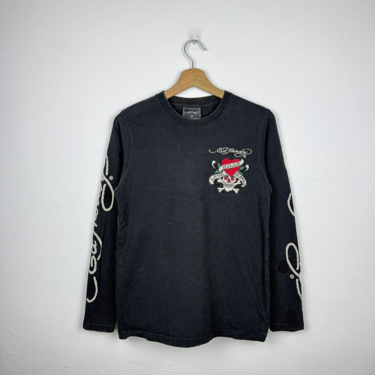 Ed Hardy Ed Hardy Y2K Style Longsleeve Tee Size US M / EU 48-50 / 2 - 1 Thumbnail