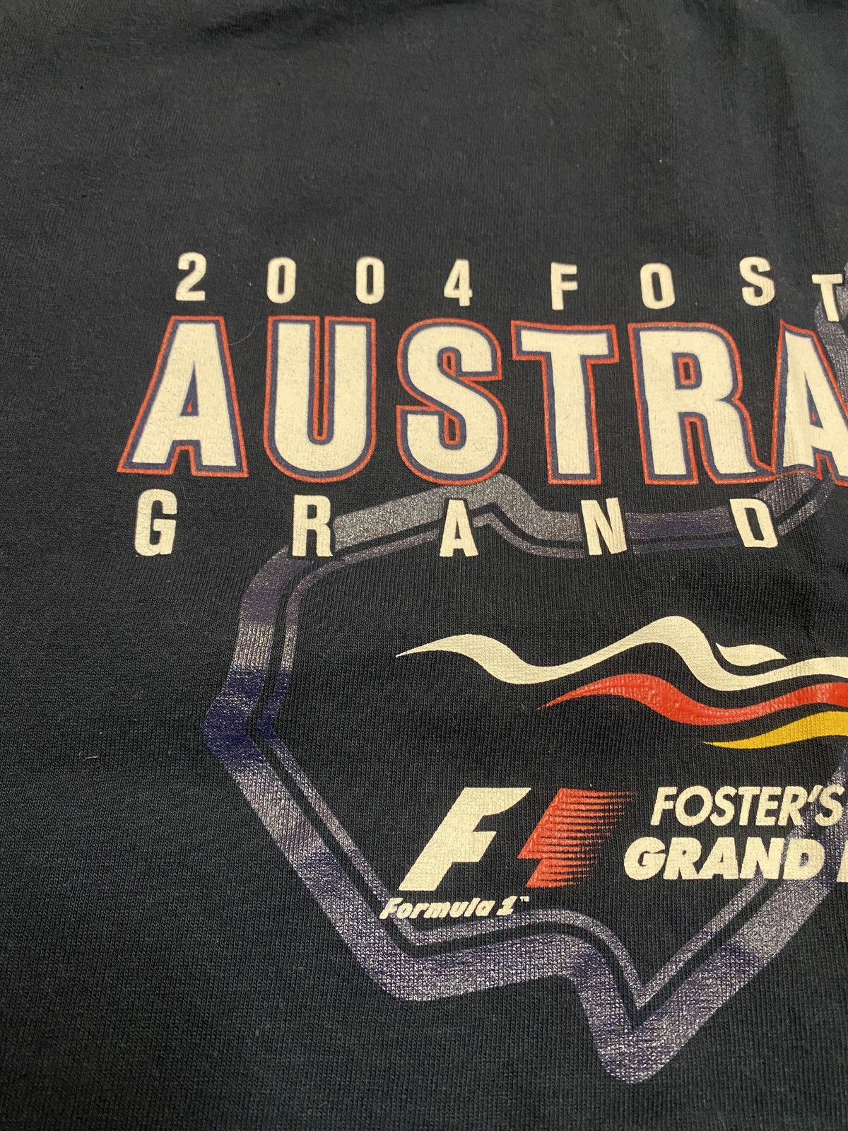 Formula 1 × Vintage Fosters Australian Grand Prix Port Vintage Mens Tee 00s Size US L / EU 52-54 / 3 - 5 Thumbnail