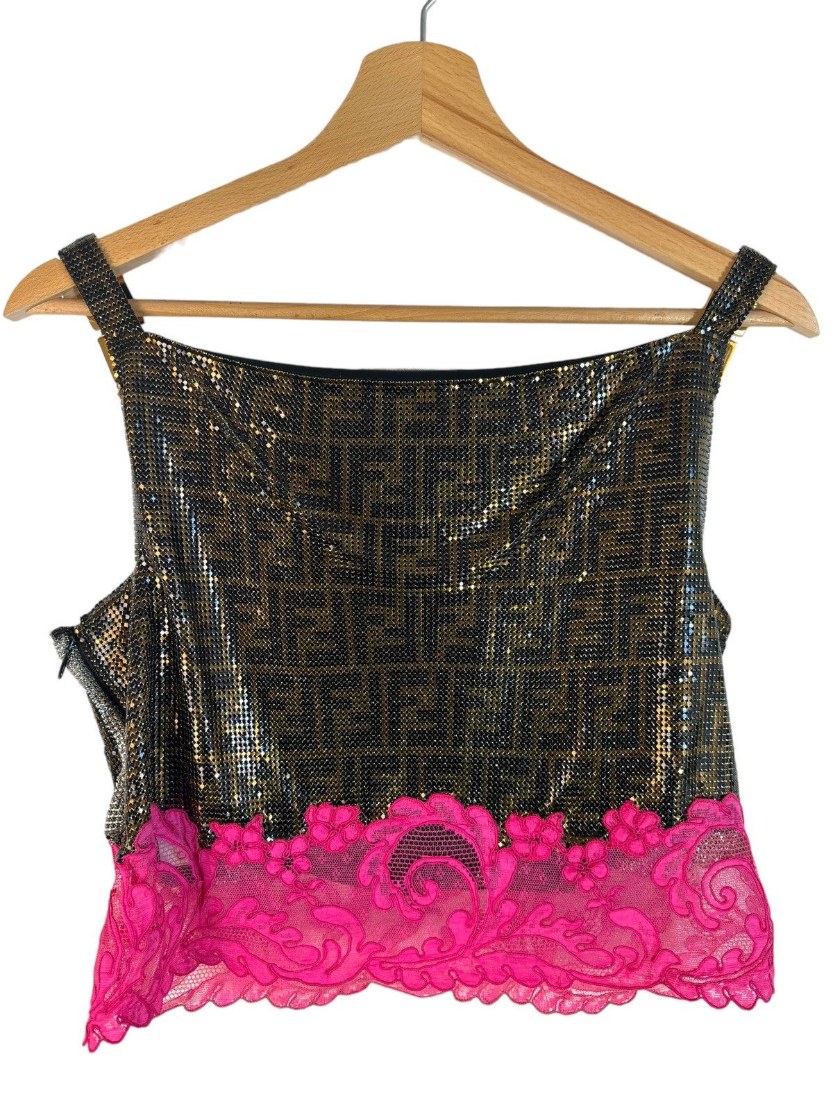 Fendi Fendace Metal Mesh Top Size S / US 4 / IT 40 - 5 Thumbnail