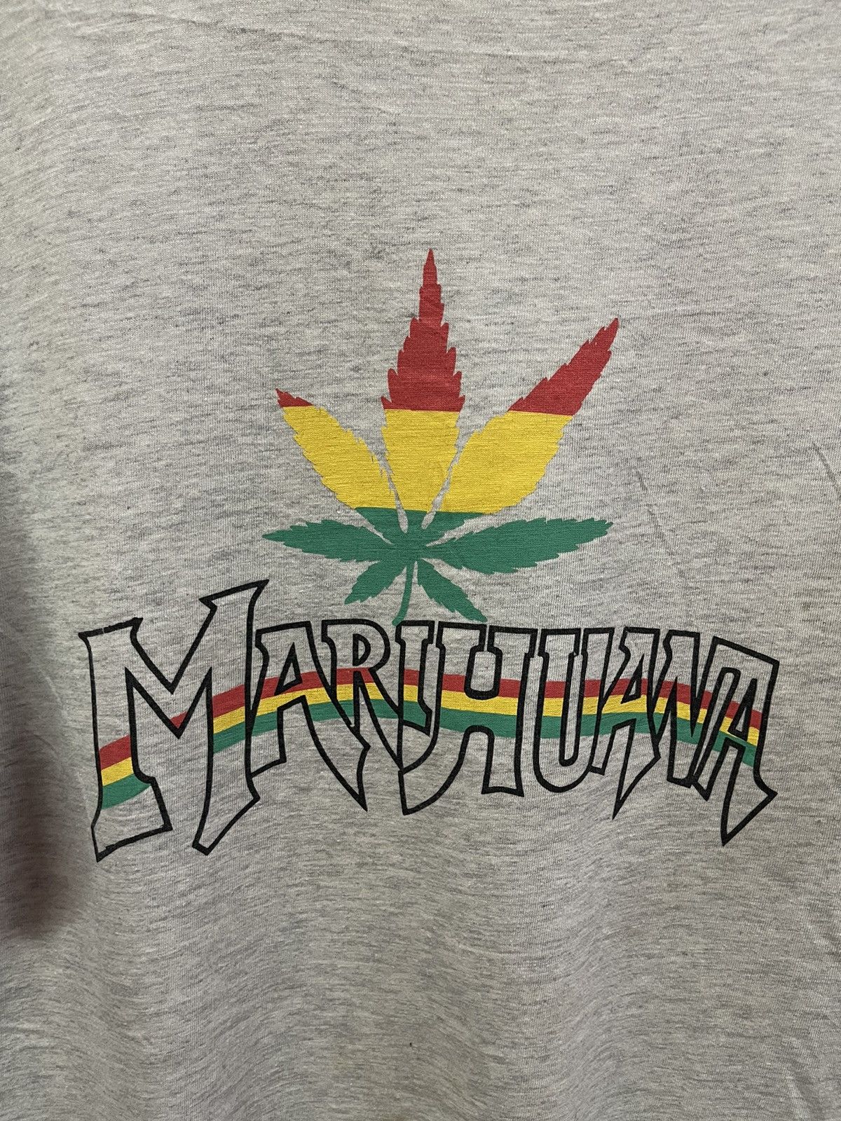 Vintage Vintage Marijuana Rasta Shirt🔥🔥🔥 Size US XL / EU 56 / 4 - 2 Thumbnail