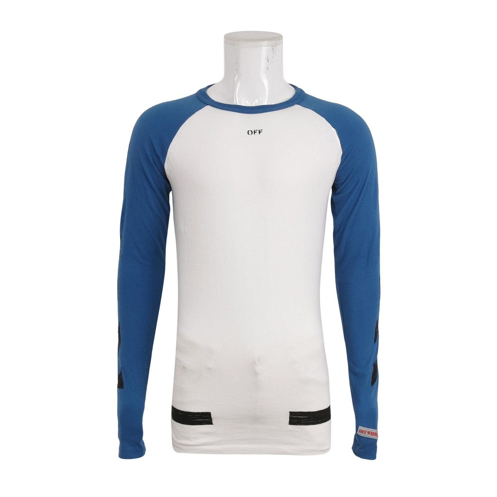 Off-White Off-White Diag Brushed Raglan Long Sleeve T-Shirt XS Size US XS / EU 42 / 0 - 1 Thumbnail