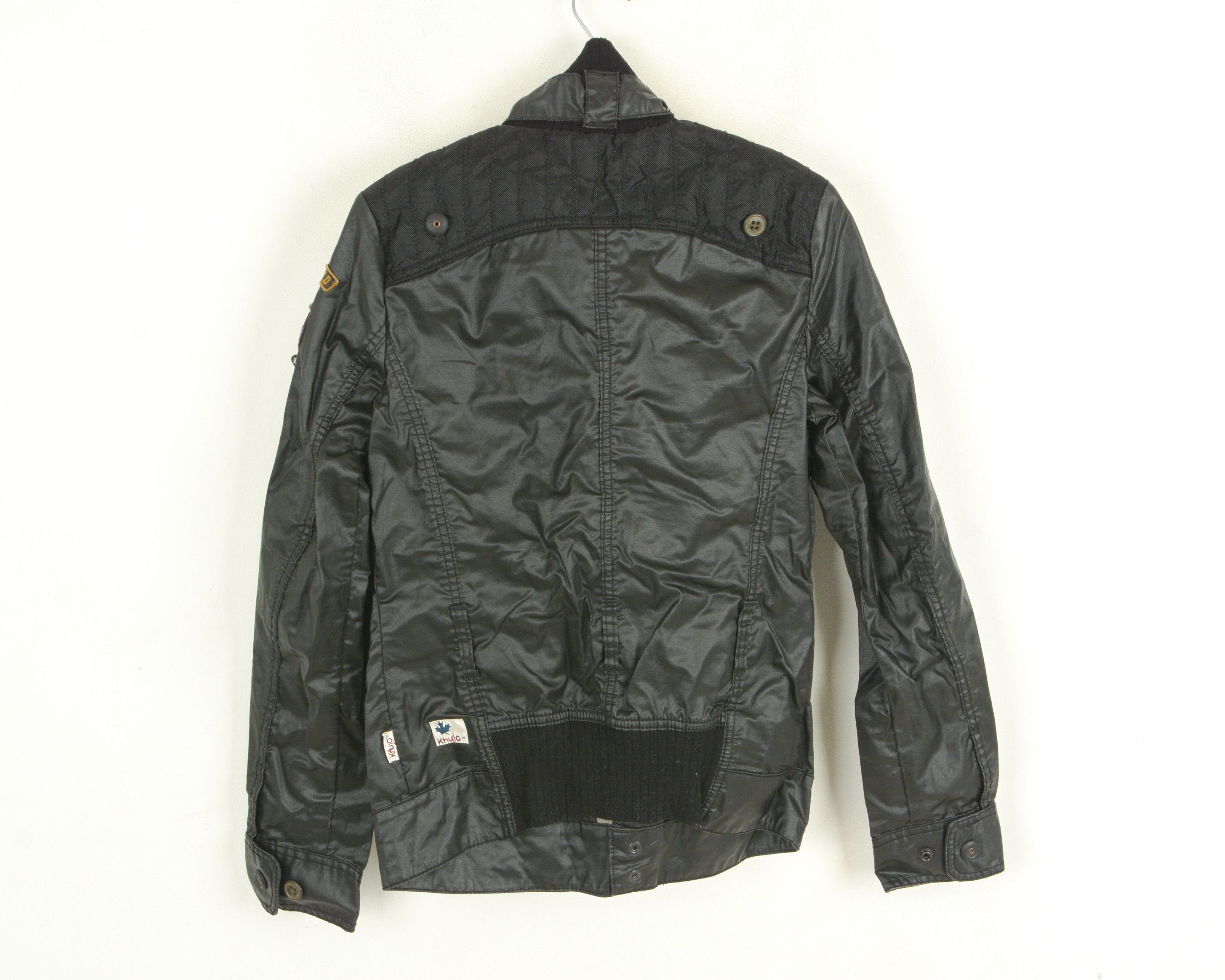 khujo Lissy Women M Jacket Coat Waxed Cotton Biker Motorcycle Size M / US 6-8 / IT 42-44 - 4 Thumbnail