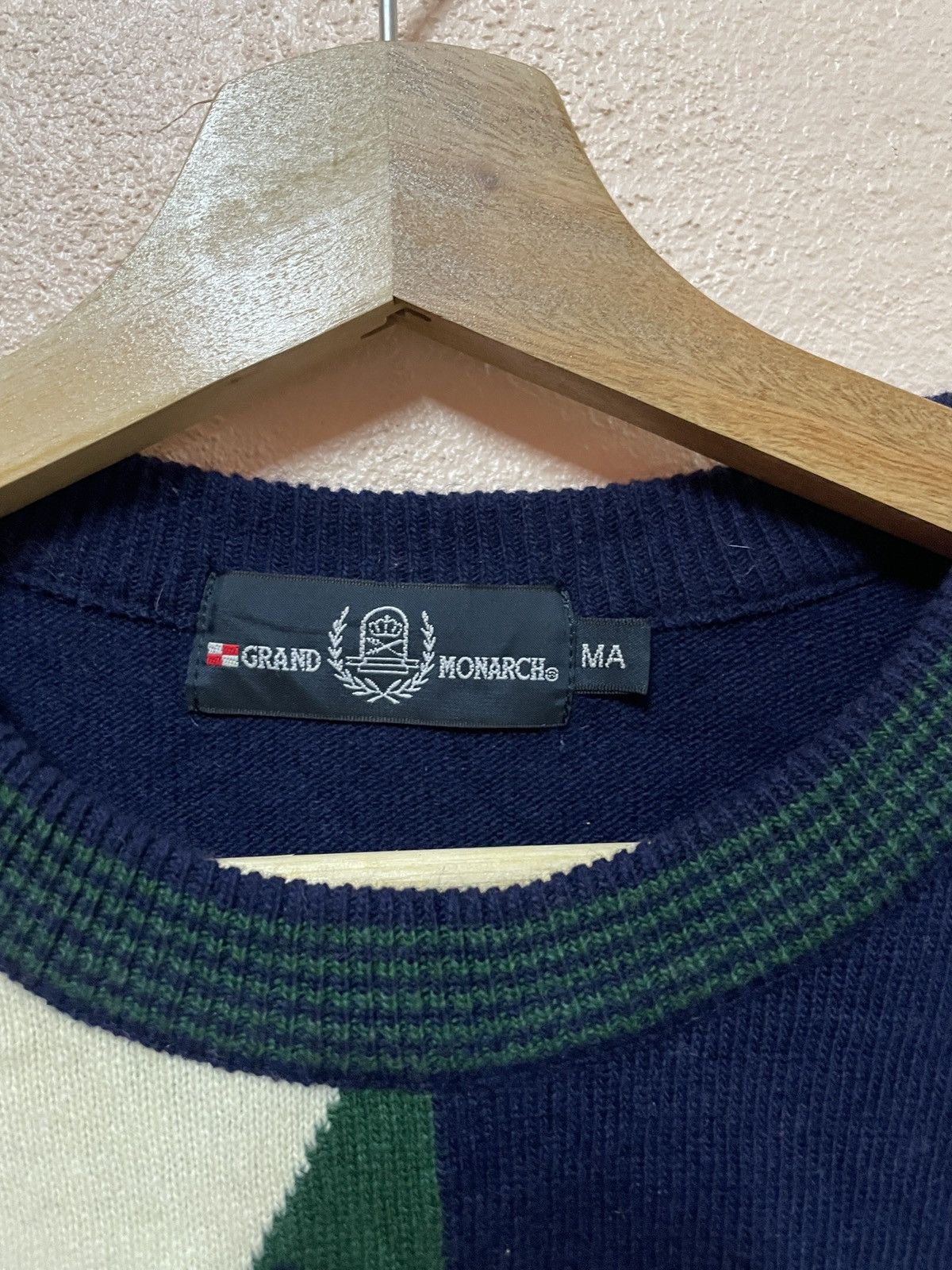 Grand Slam Vintage Grand Monarch golf Knitwear abstract art diamond L Size US M / EU 48-50 / 2 - 5 Thumbnail