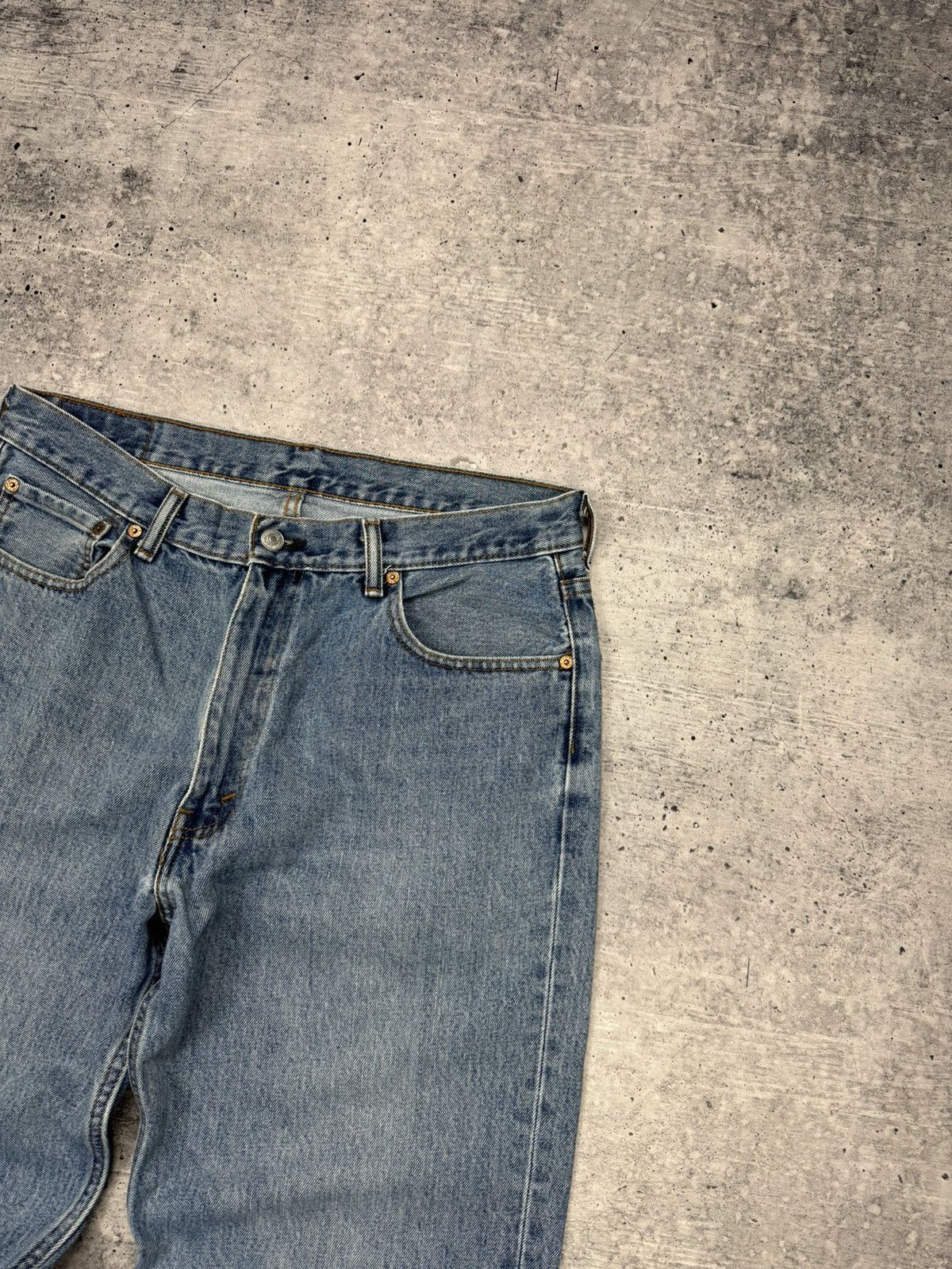 Levi's × Levi's Vintage Clothing × Vintage Vintage Levi’s 550 501 Blue Stonewashed Denim Jeans Trousers Size US 36 / EU 52 - 8 Thumbnail
