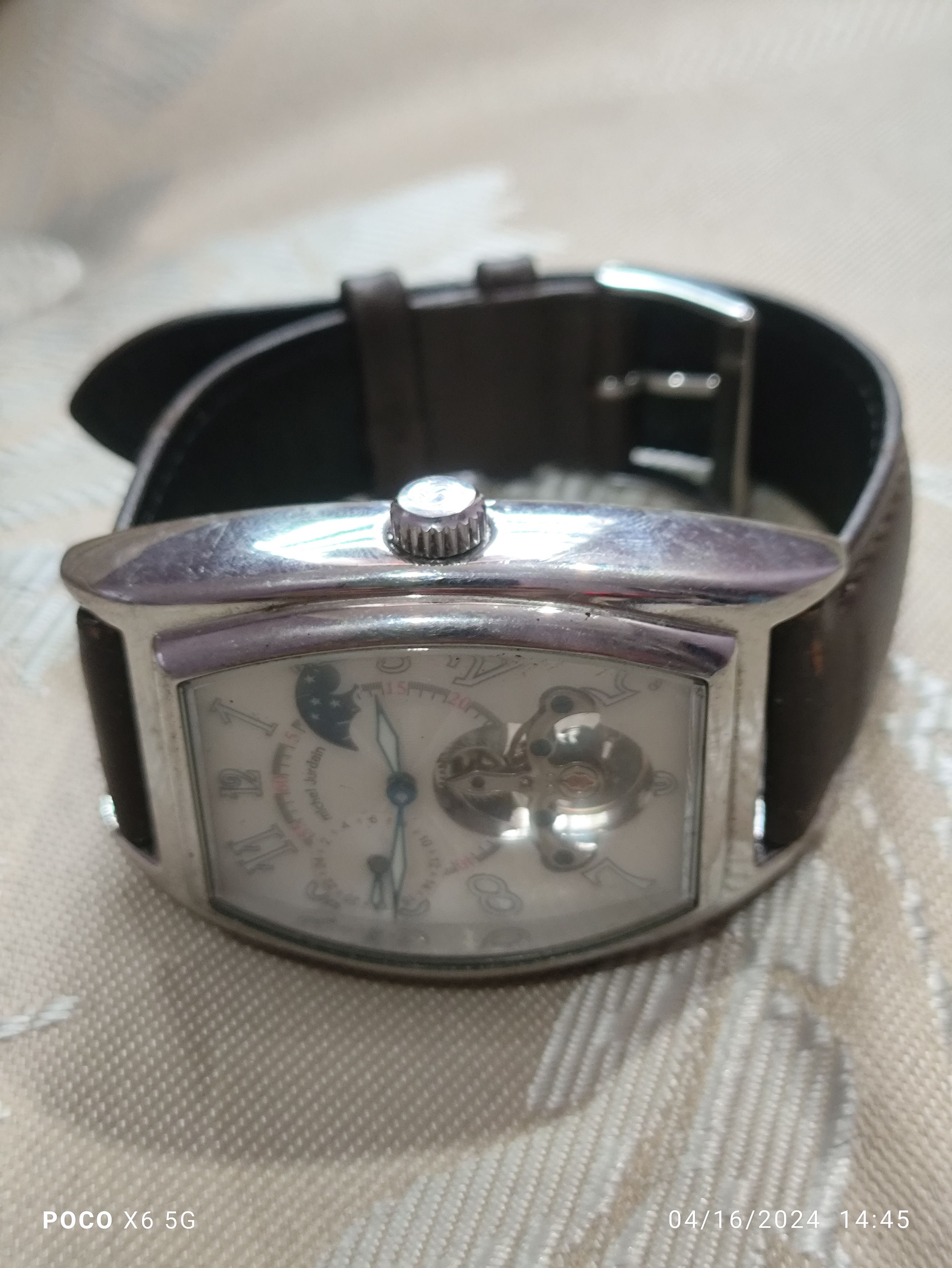 Vintage Vintage Luxury Automatic MICHEL JURDAIN "Engine Transparent" Size ONE SIZE - 6 Thumbnail