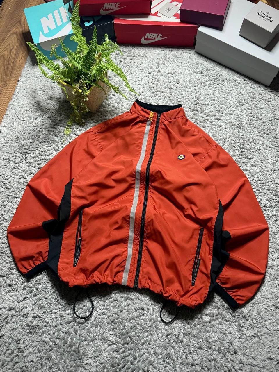 Nike 90s Nike TN Vintage Nylon Drill Light Jacket Rare Y2K Size US L / EU 52-54 / 3 - 1 Thumbnail
