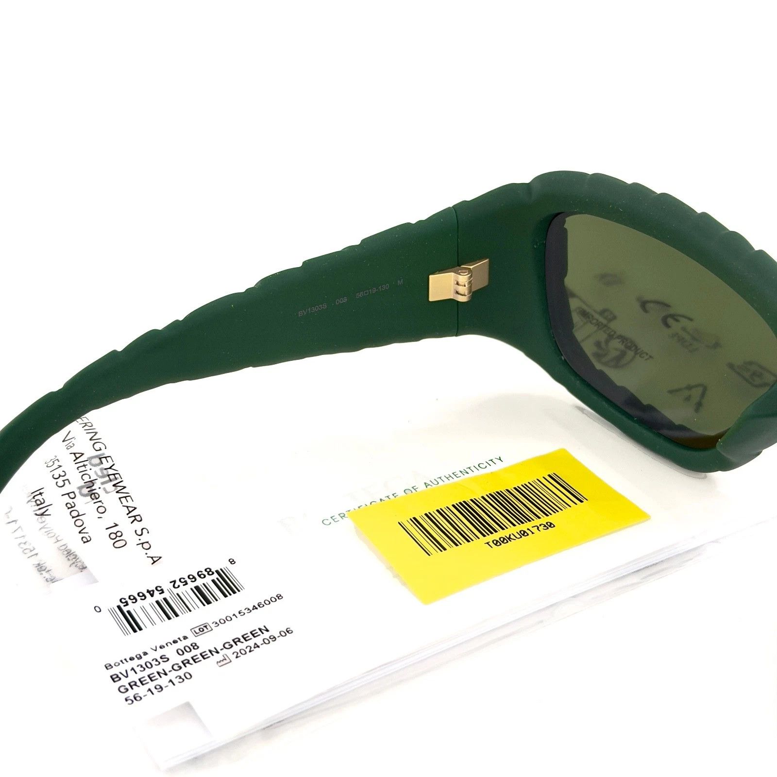 Bottega Veneta BOTTEGA VENETA 1303 Intrecciato BV1303S Rubber Mask 008 Size ONE SIZE - 6 Thumbnail