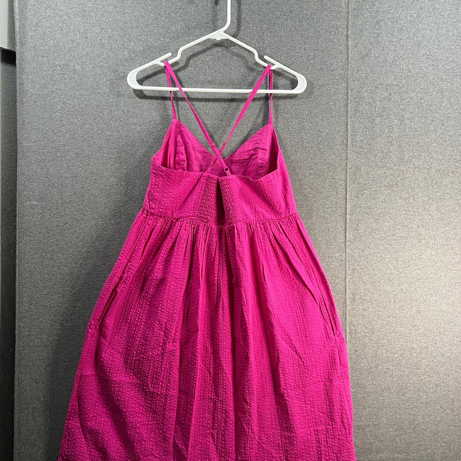 Other Destination 365 Regular Seersucker Maxi Dress Size S / US 4 / IT 40 - 10 Thumbnail