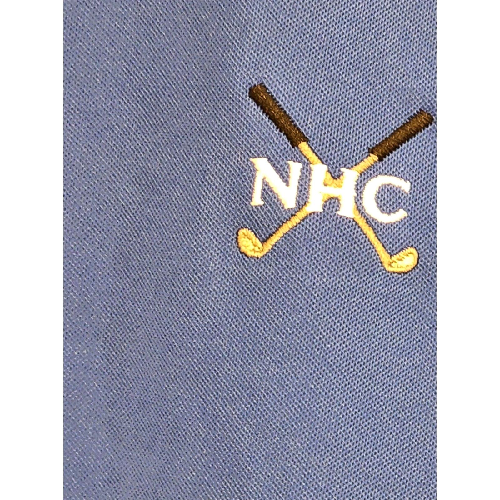 Nike VINTAGE Nike Golf Polo Shirt - NHC National Hickory Championship - Adult 4XL - Blue - Short Sleeve - Nike Golf - Mens Size US XXL / EU 58 / 5 - 3 Thumbnail