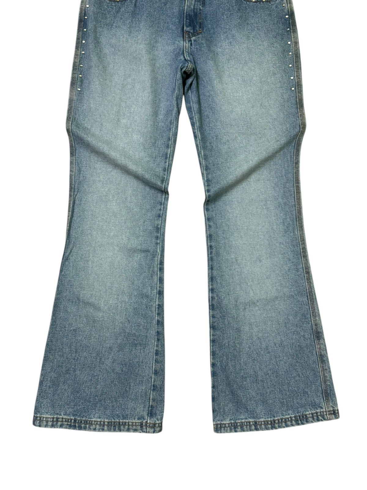Hysteric Glamour × If Six Was Nine × Le Grande Bleu (L.G.B.) Flared REVOLT Studded Design Boot Cut Denim Size US 30 / EU 46 - 5 Thumbnail