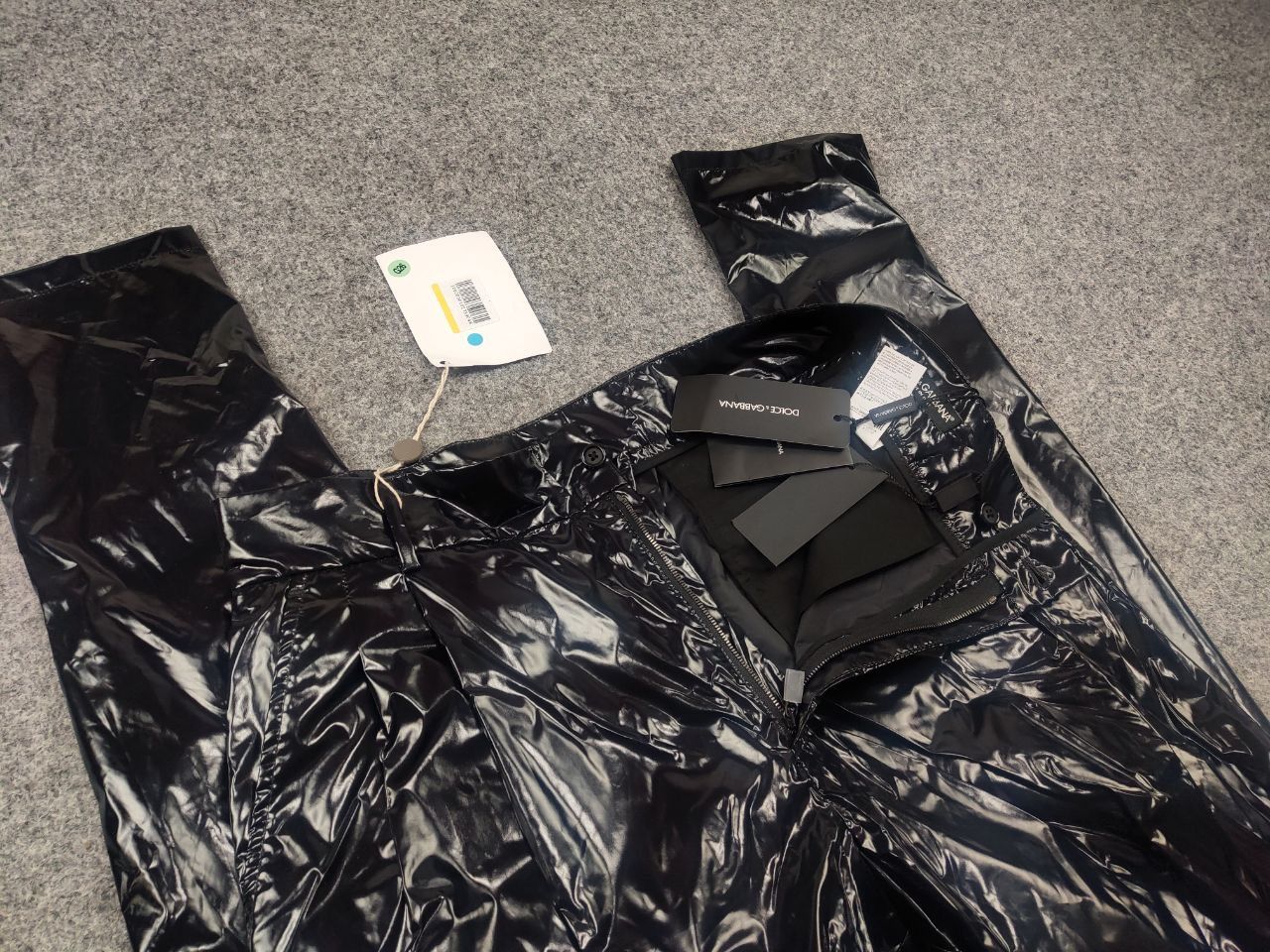 Dolce & Gabbana Dolce & Gabbana New Pants Shining lacquer Nylon Men Trouser Size US 32 / EU 48 - 13 Thumbnail