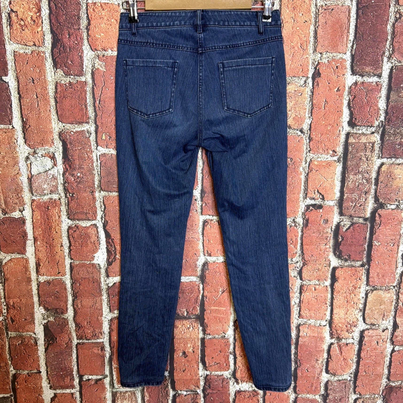 J.McLaughlin J. McLaughlin Velveteen Jeans Straight Leg Womens 0 Mid Blue Preppy Vintage No Size 25" / US 0 / IT 36 - 3 Thumbnail