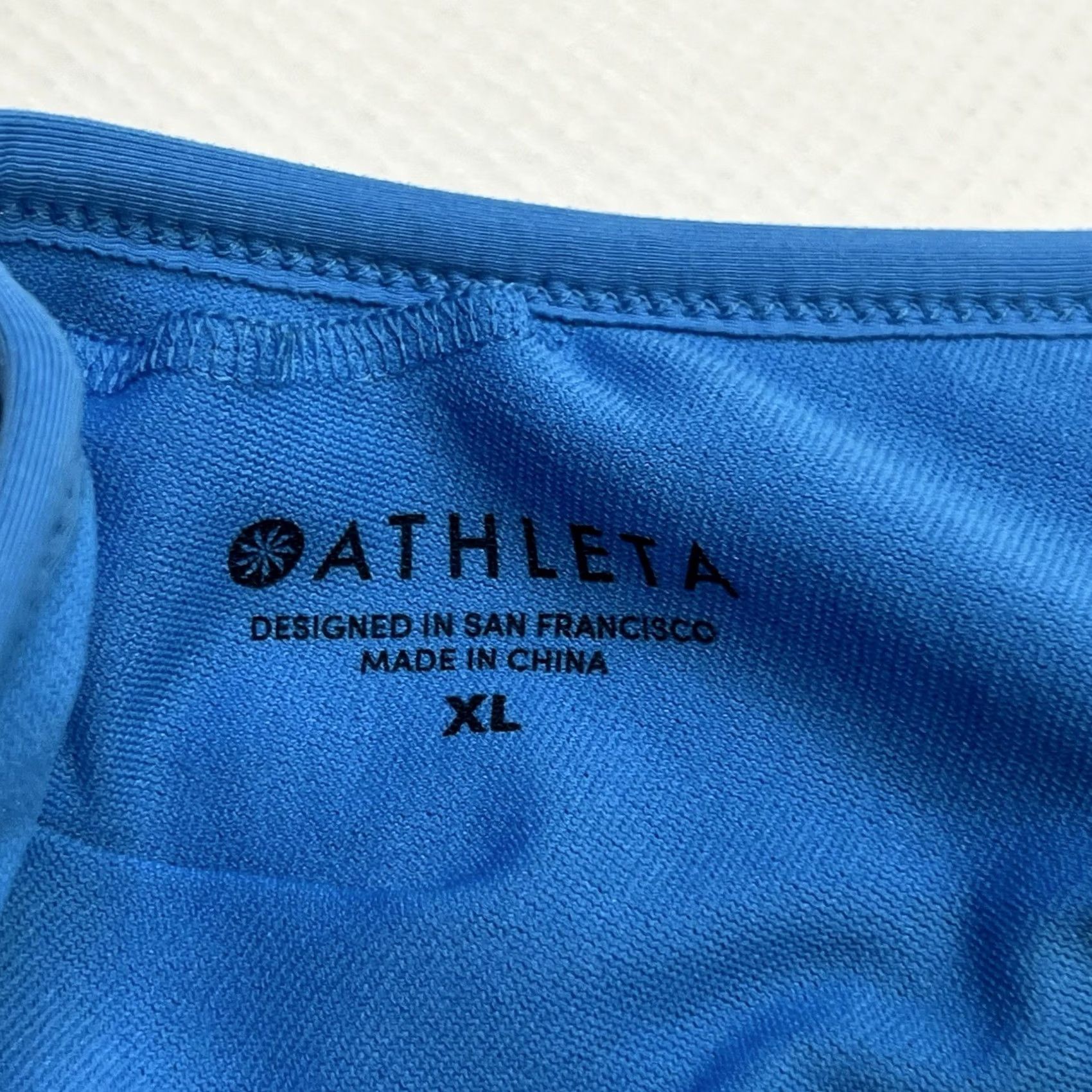 Athleta Athleta Blue Bikini Top T Back Women’s XL A-C Removable Padding Size XL / US 12-14 / IT 48-50 - 8 Thumbnail