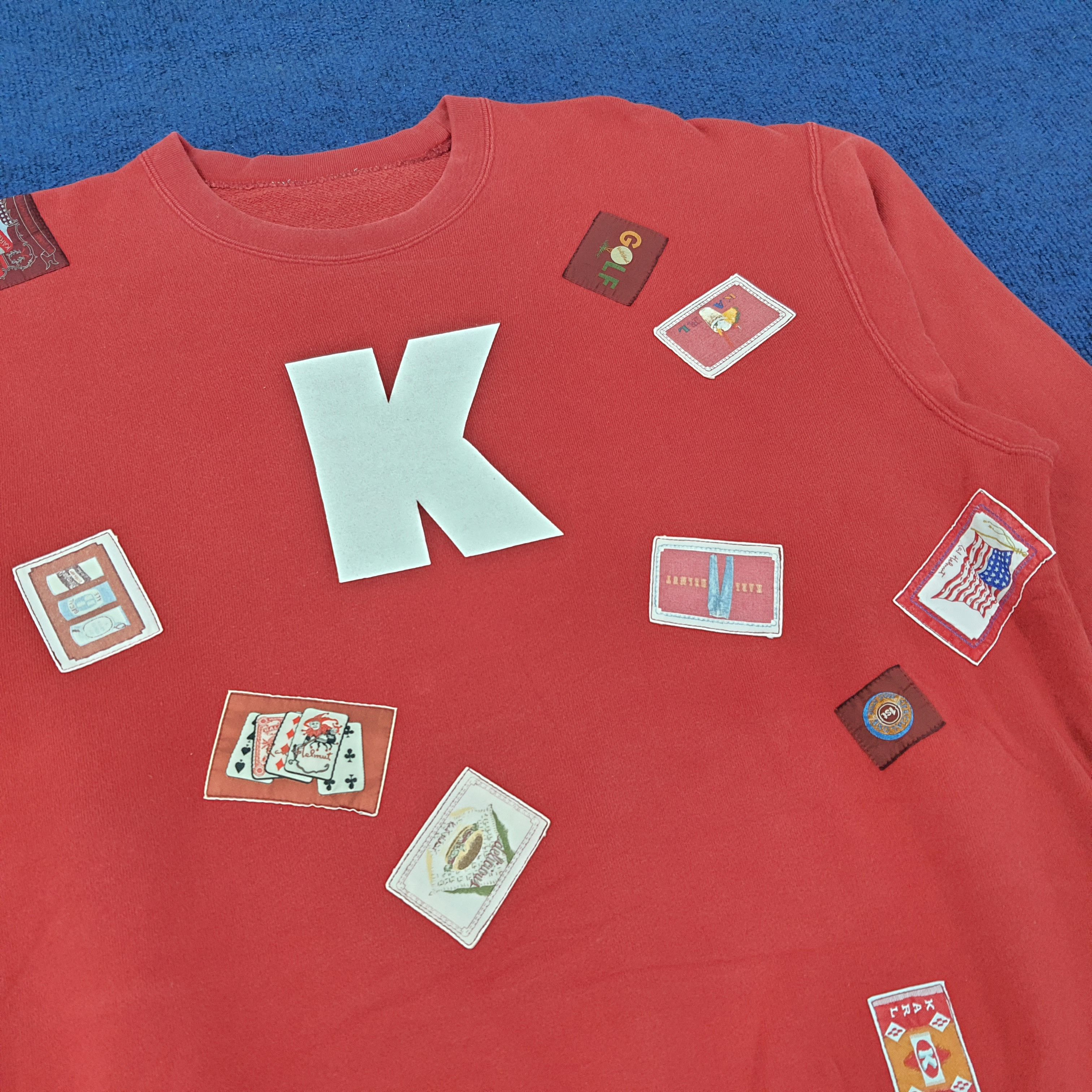 Japanese Brand × Karl Helmut × Vintage Vintage Karl Helmut Japan Designer Sweatshirt C221N16 Size US L / EU 52-54 / 3 - 2 Thumbnail