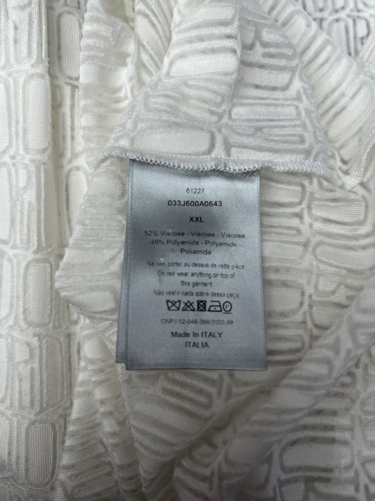 Dior Dior Tee Shirt Size US XXL / EU 58 / 5 - 7 Thumbnail