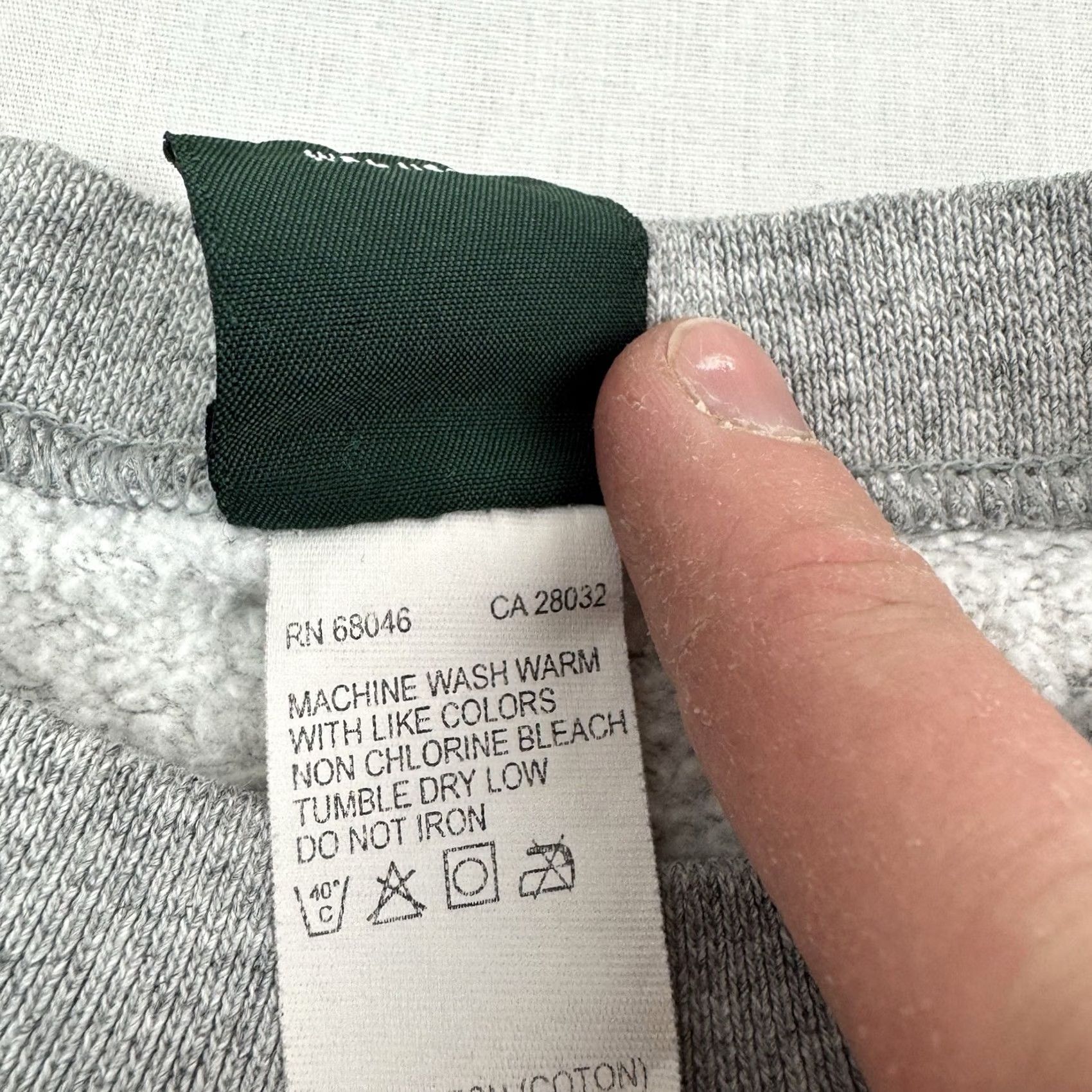 Vintage VINTAGE MV Sport Sweatshirt Adult XL College Sports 90s Crewneck USA Gray Cotton Polyester Mens Size US XL / EU 56 / 4 - 7 Thumbnail
