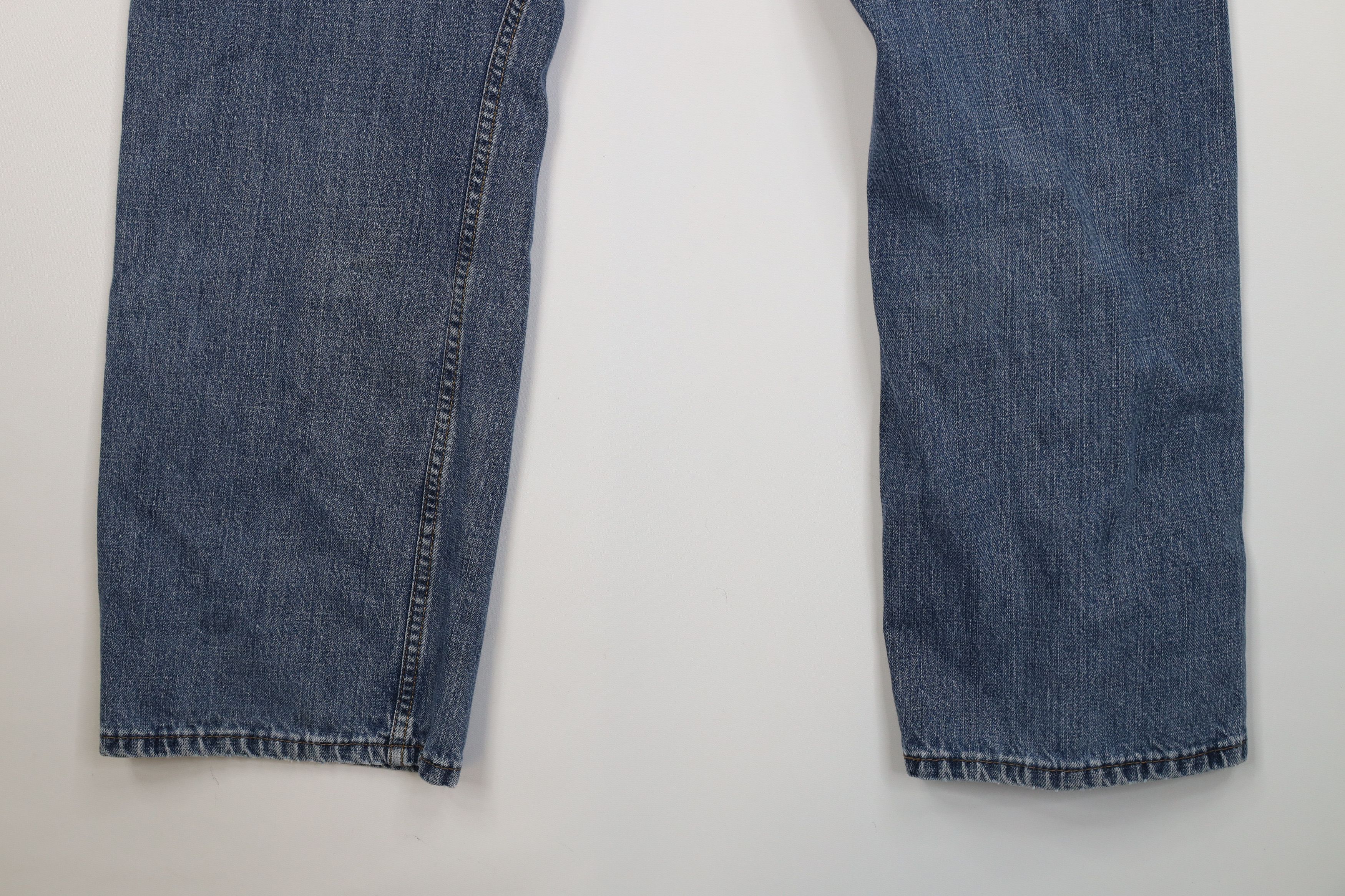 Levi's Vintage Y2K Levis 569 Straight Wide Leg Denim Jeans Blue Size US 38 / EU 54 - 15 Thumbnail