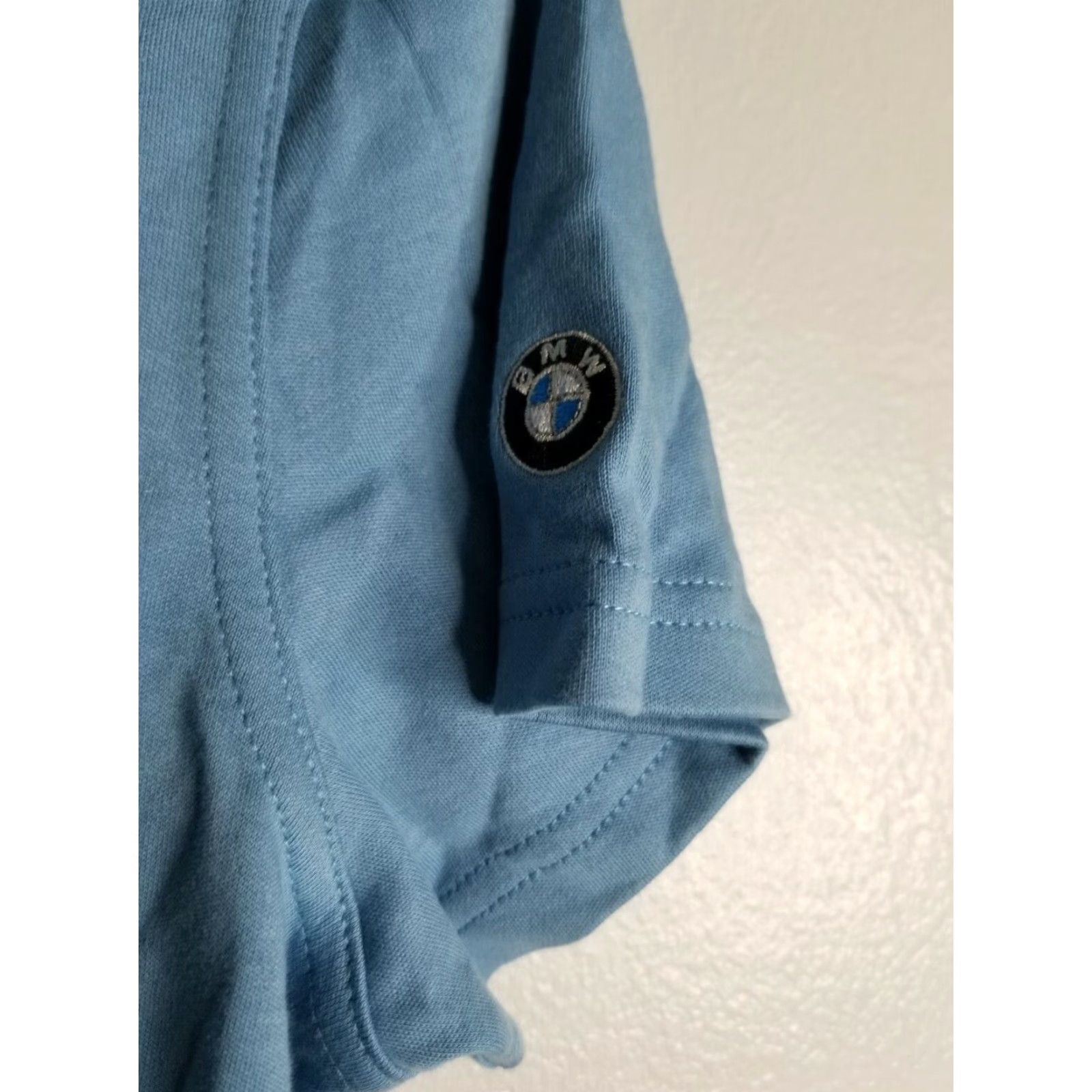 BMW BMW Lifestyle Polo Shirt - Women’s M Blue Short Sleeve Polo, Breathable, Logo, 100% Polyester Spandex, Regular Fit, Golf Shirt Size M / US 6-8 / IT 42-44 - 3 Thumbnail