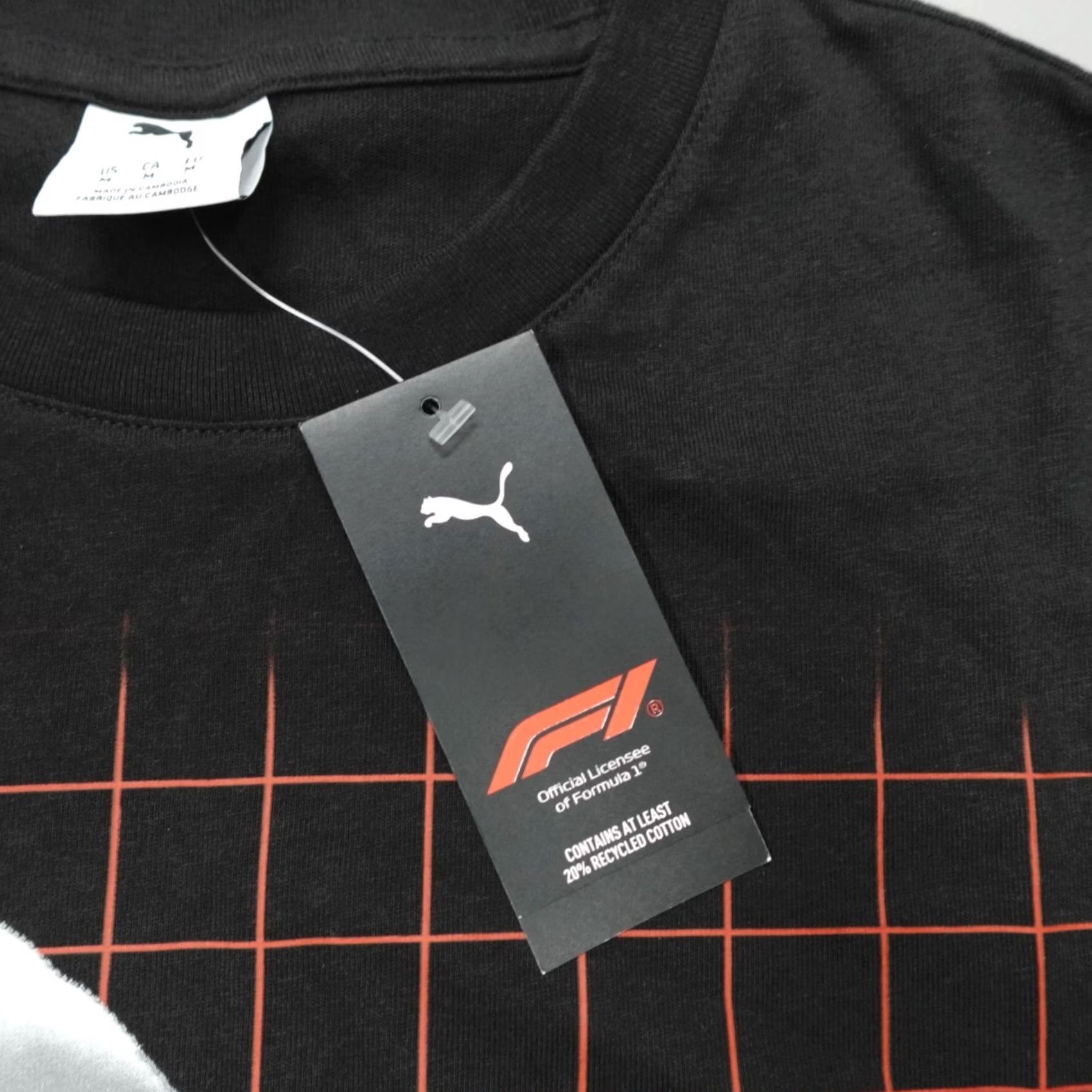 Puma PUMA Formula One F1 Driver Graphic T-Shirt Men's M Short Sleeve Black Size US M / EU 48-50 / 2 - 3 Thumbnail