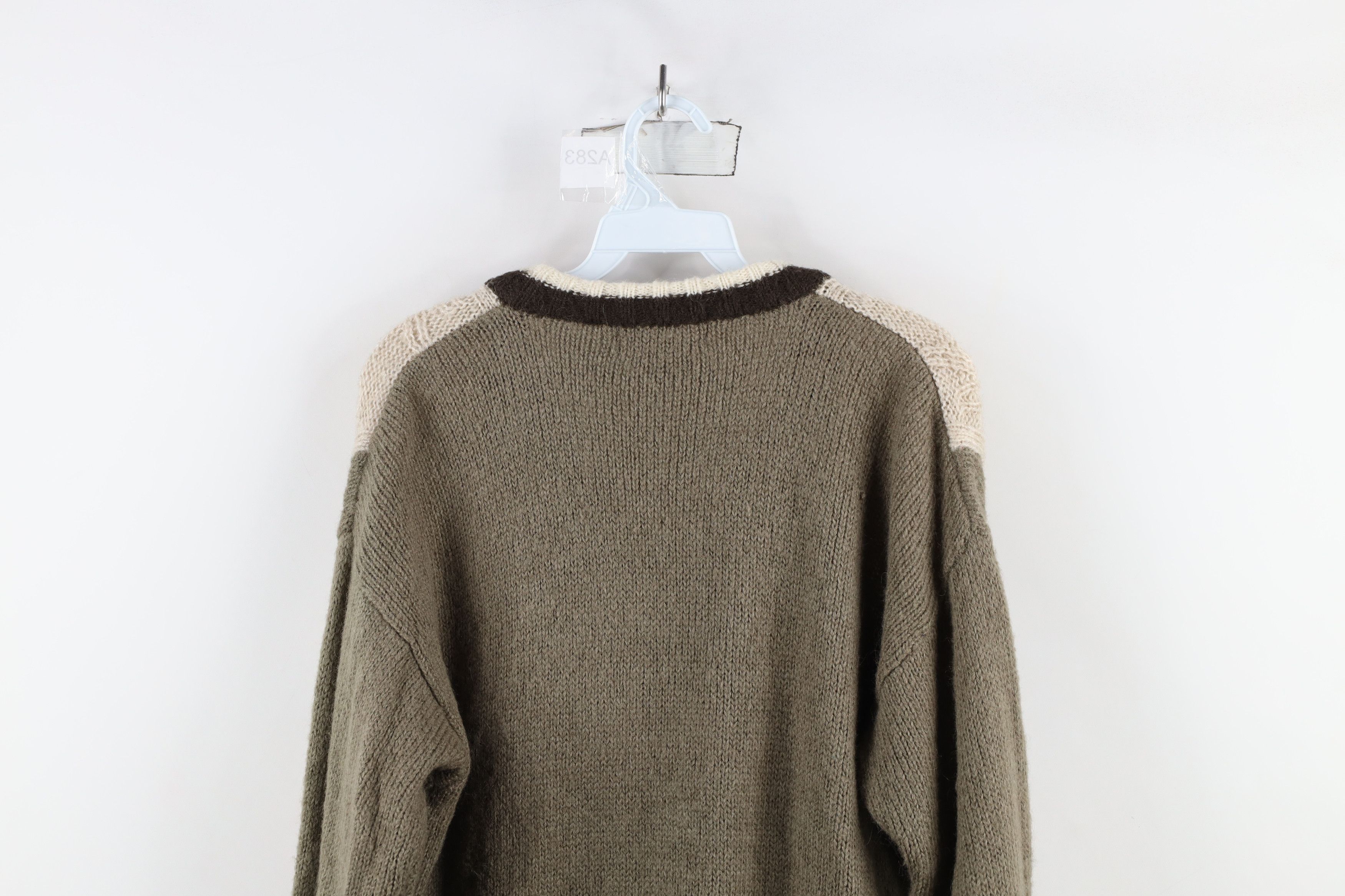 Vintage Vintage 90s Streetwear Wool Blend Knit Snowflake Sweater Size M / US 6-8 / IT 42-44 - 11 Thumbnail