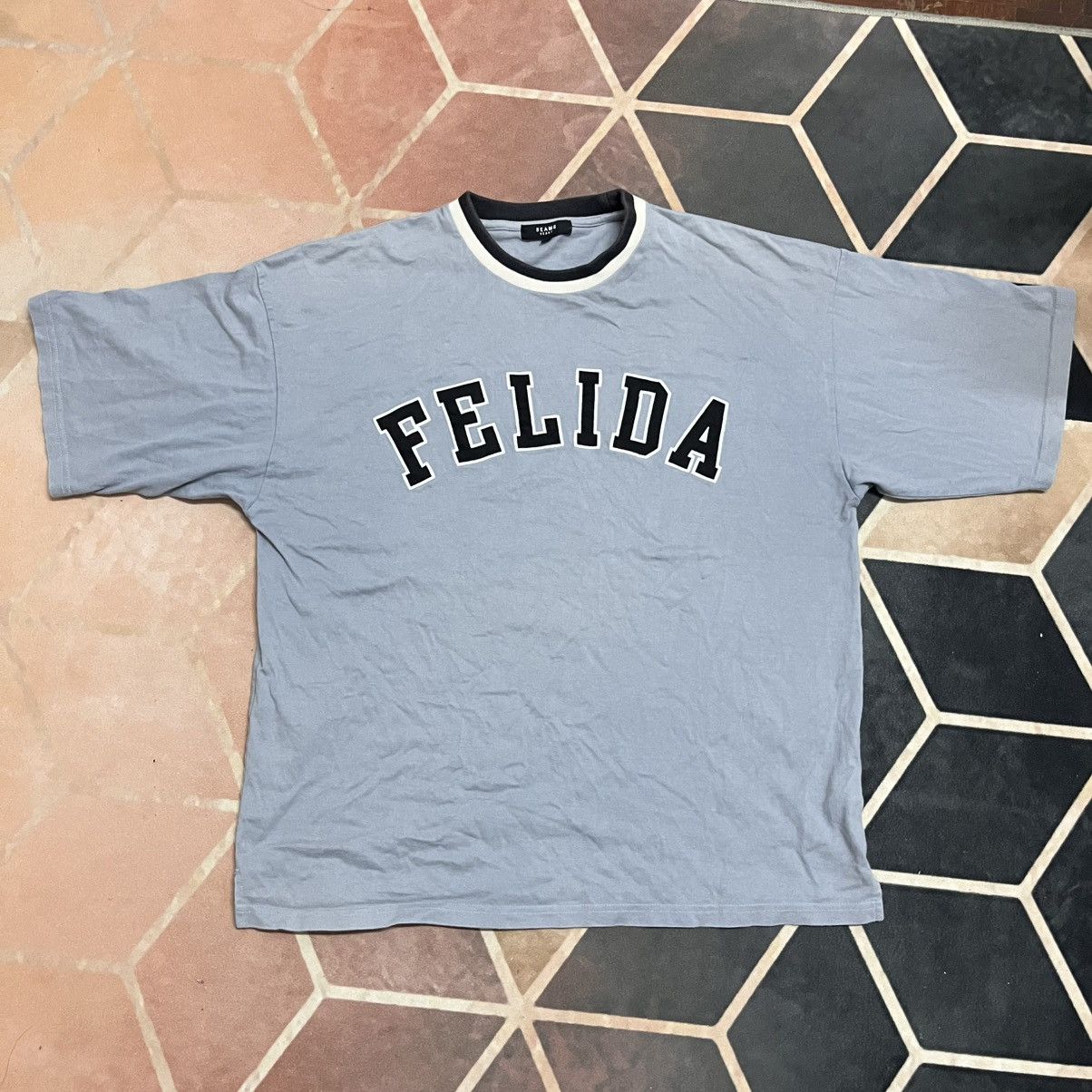 Beams Japan FELIDA embroidered logo by Beams Japan Japanese Brand Tee Size US L / EU 52-54 / 3 - 2 Thumbnail