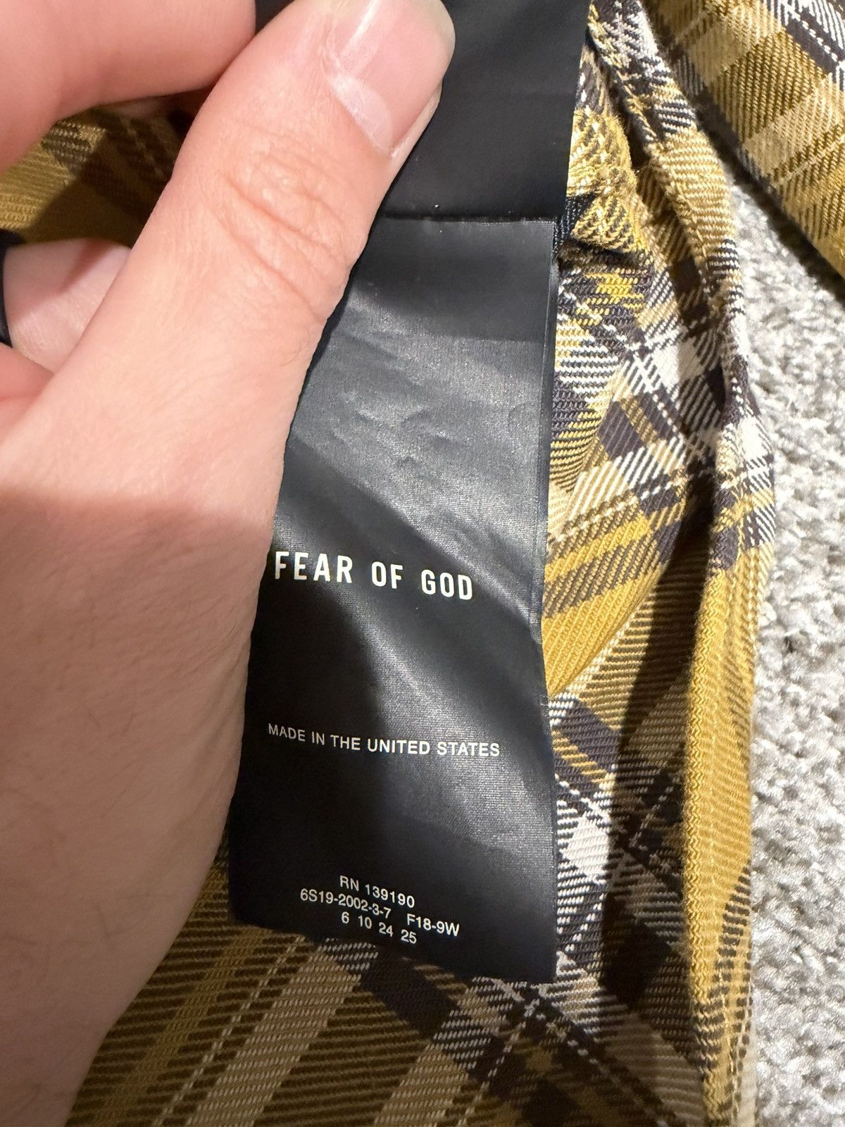 Fear of God 6th Collection Pullover Plaid Henley Size US S / EU 44-46 / 1 - 6 Thumbnail