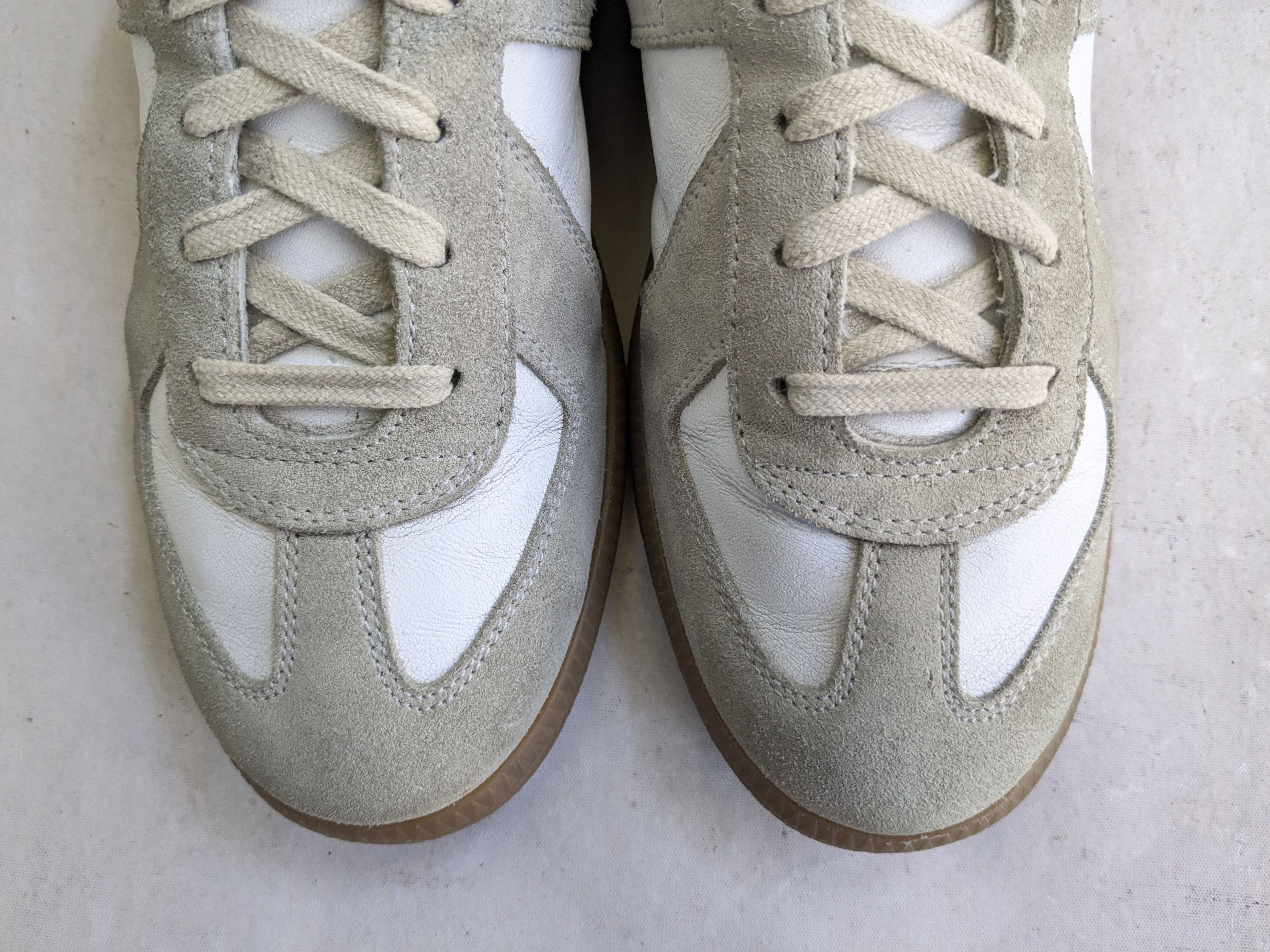 Maison Margiela Maison Margiela GAT Replica White Gray 8 41 Low Tops Size US 8 / EU 41 - 3 Thumbnail