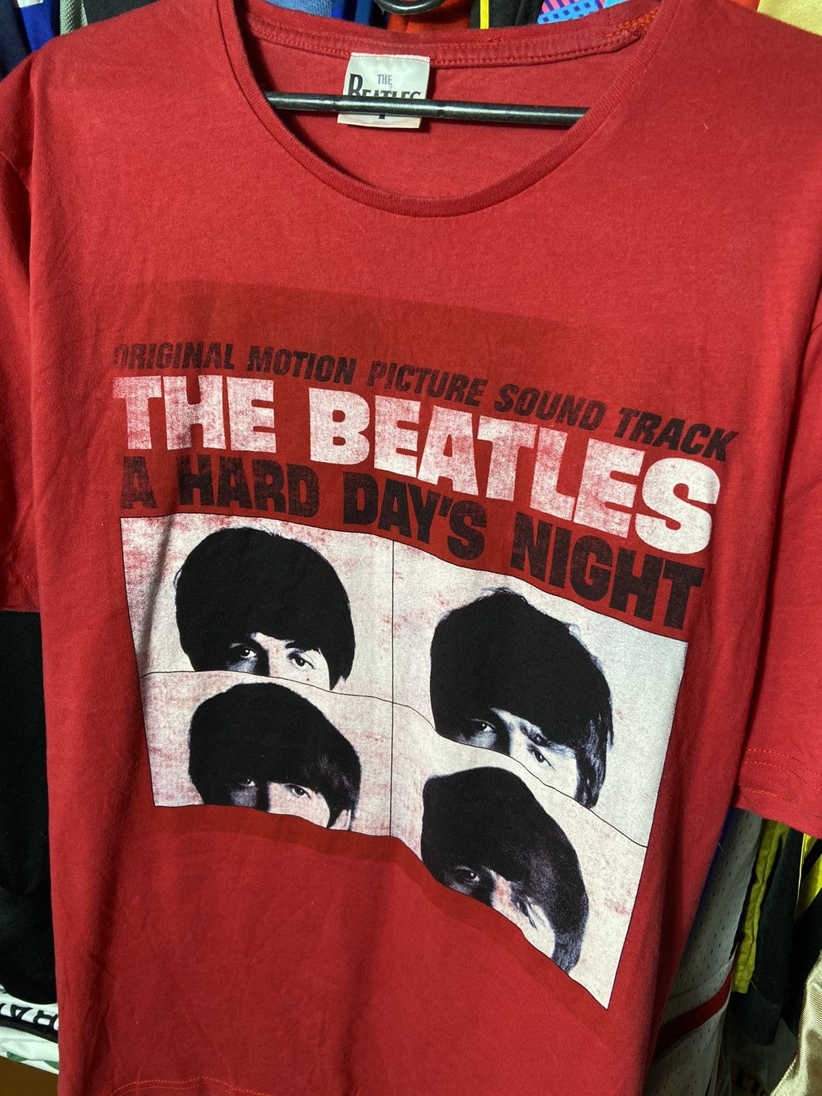 Apple × Vintage THE BEATLES APPLE CORP. 2012 RED COTTON ROCK BAND SHIRT Size US M / EU 48-50 / 2 - 2 Thumbnail