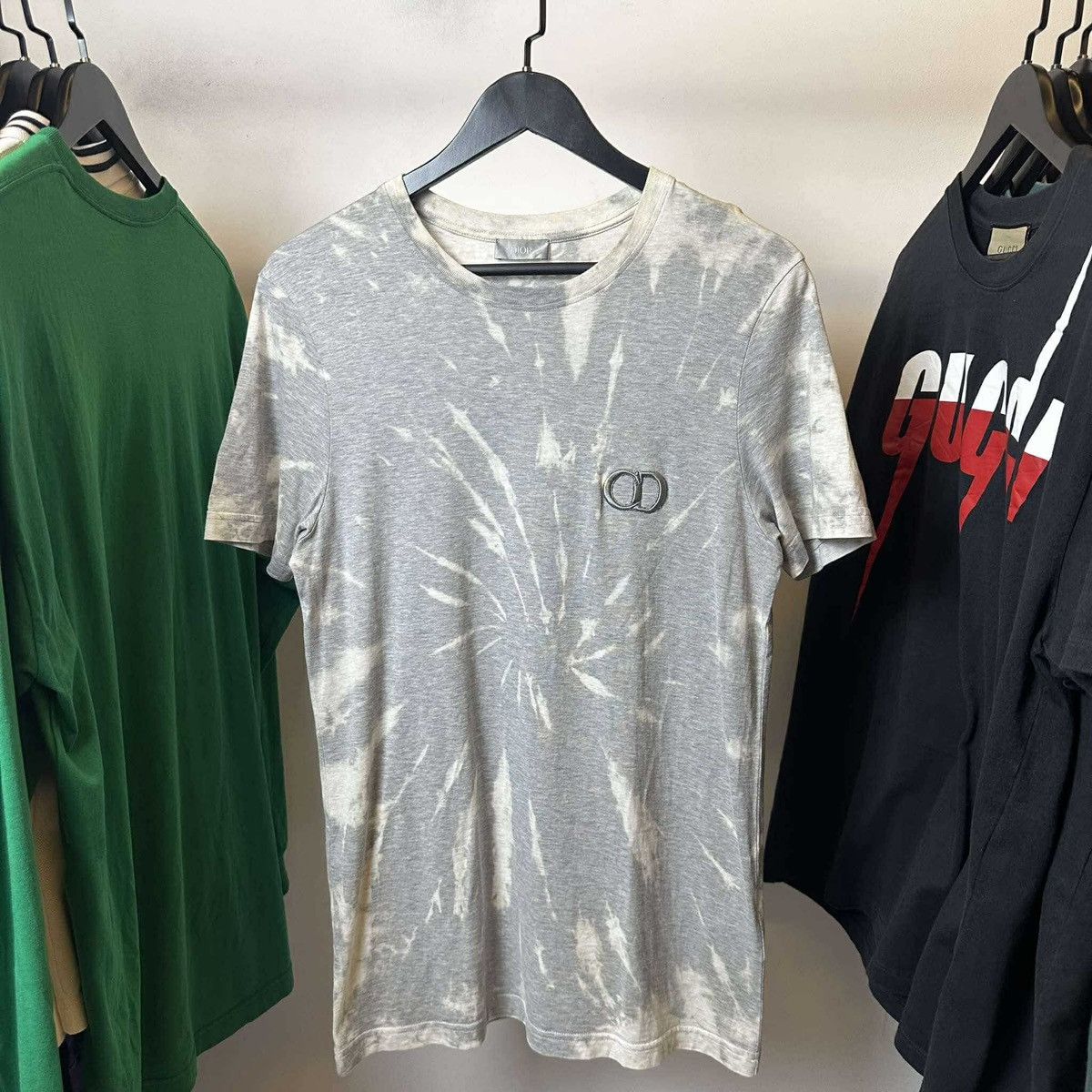 Designer × Dior DIOR “CD” Logo T Shirt Size US M / EU 48-50 / 2 - 1 Thumbnail