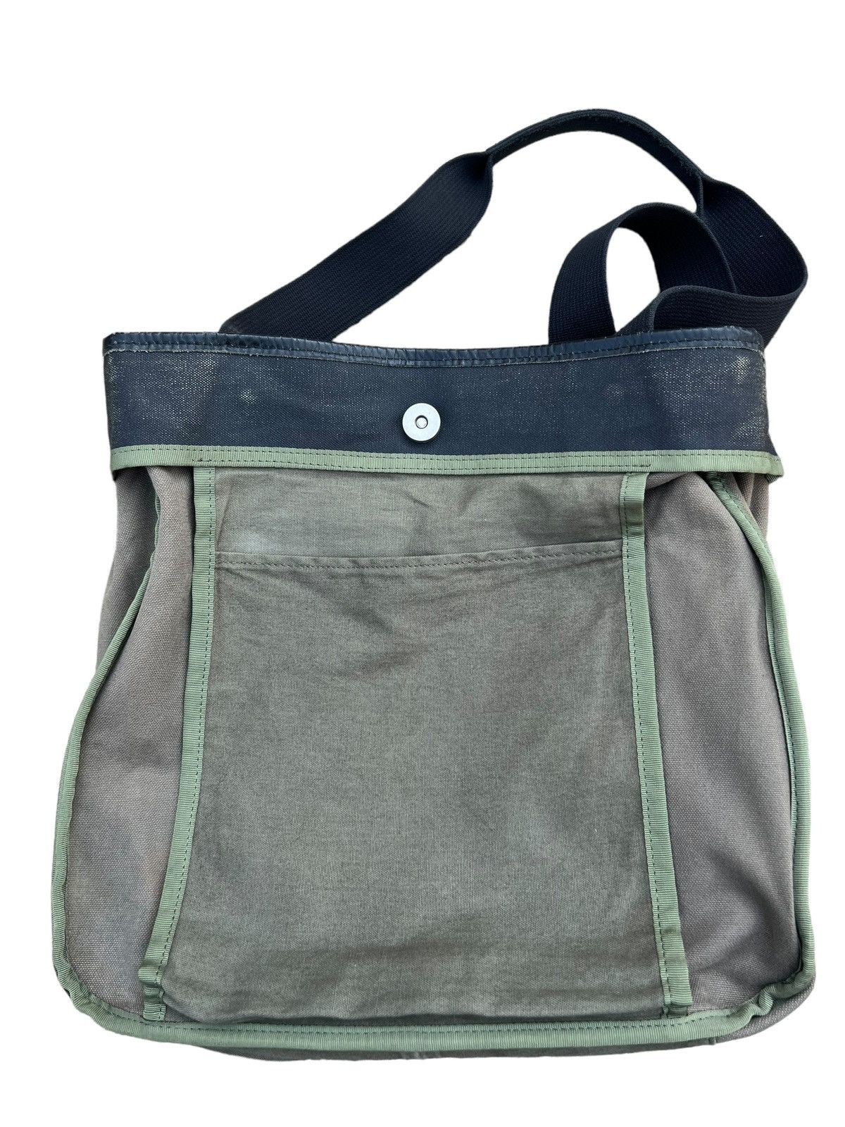 Paul Smith Vintage Paul Smith Waxed Hybrid Leather Cargo Tote Bag Size ONE SIZE - 18 Thumbnail